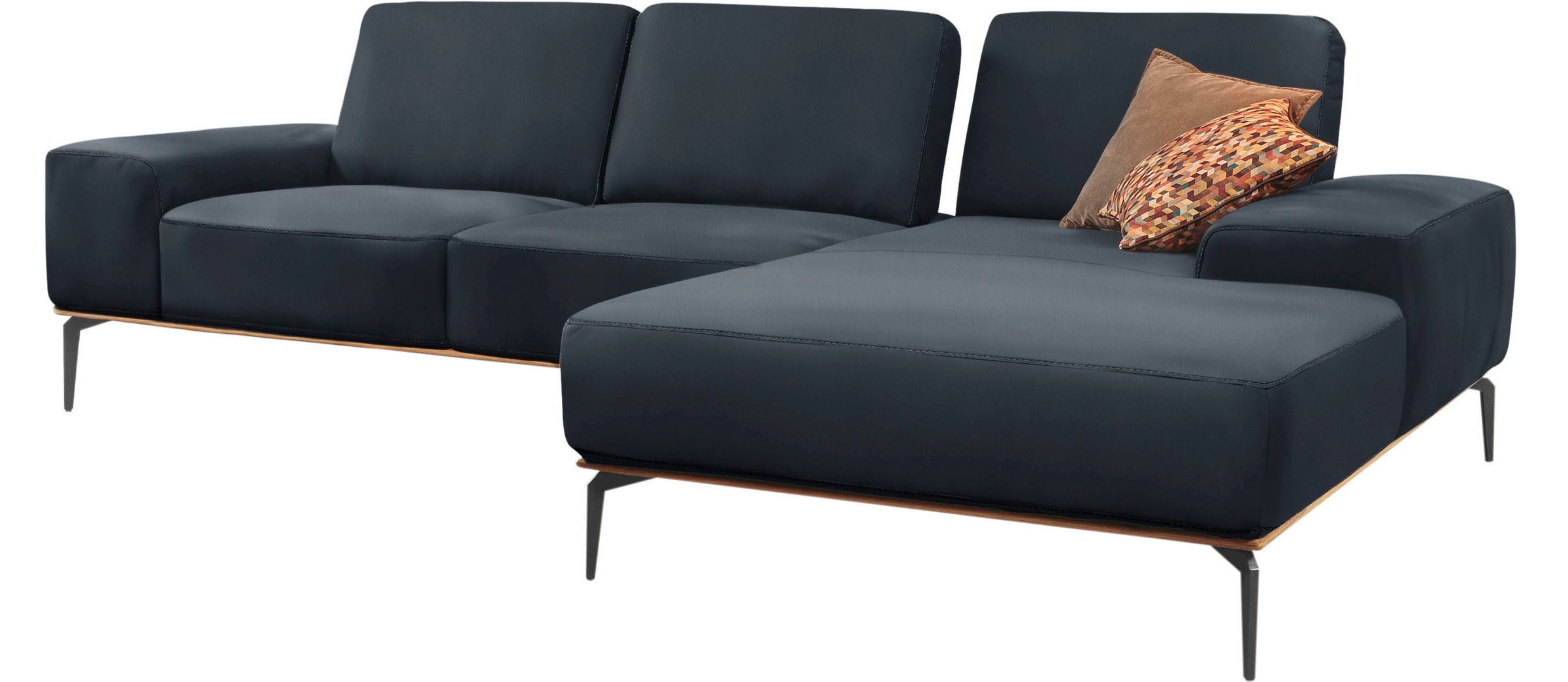 W.SCHILLIG Ecksofa "run, Designsofa mit tollem Sitzkomfort, bequem, L-Form" günstig online kaufen