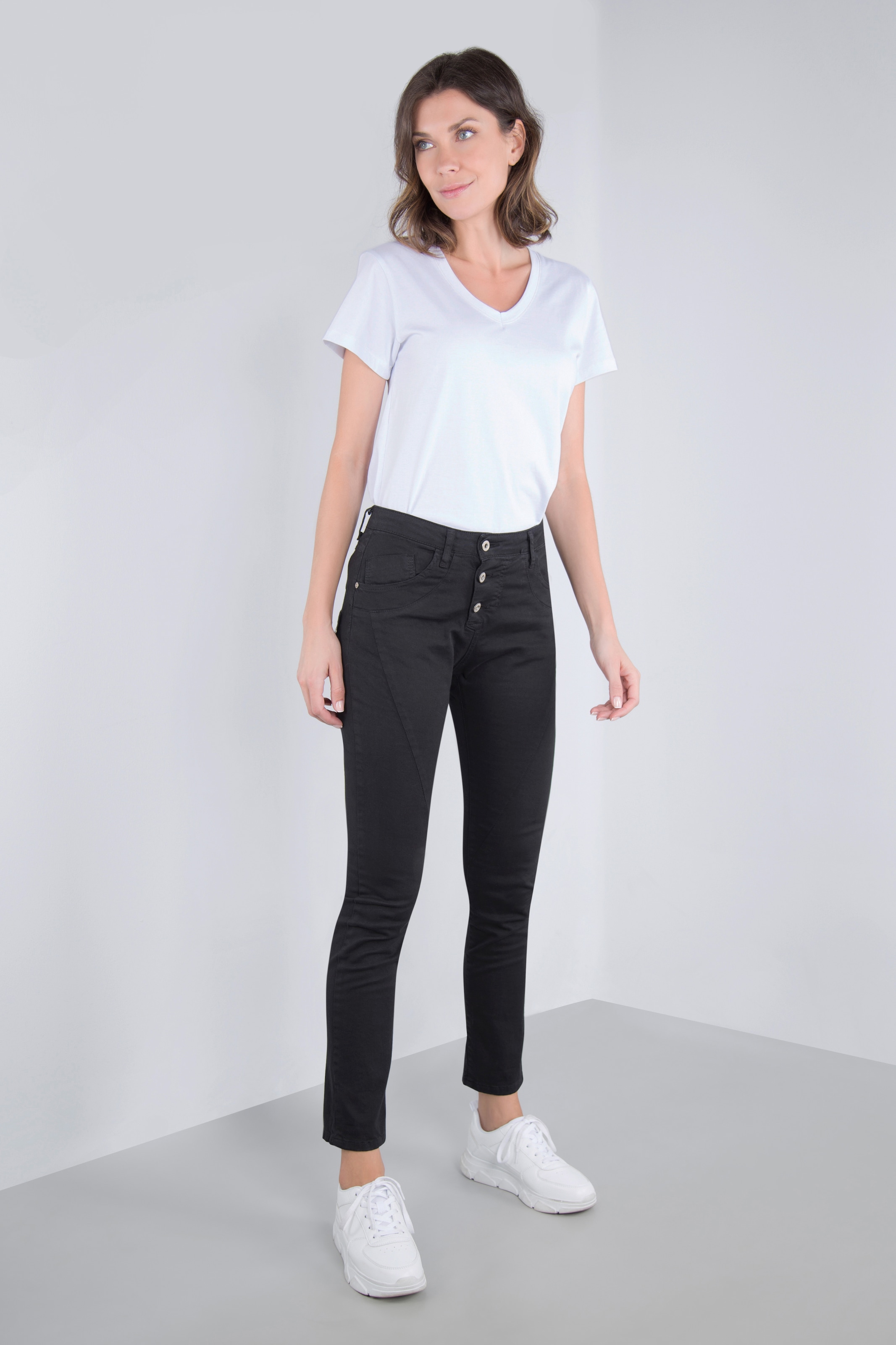 Please Jeans 5-Pocket-Jeans »P78A«, Crinkle Optik