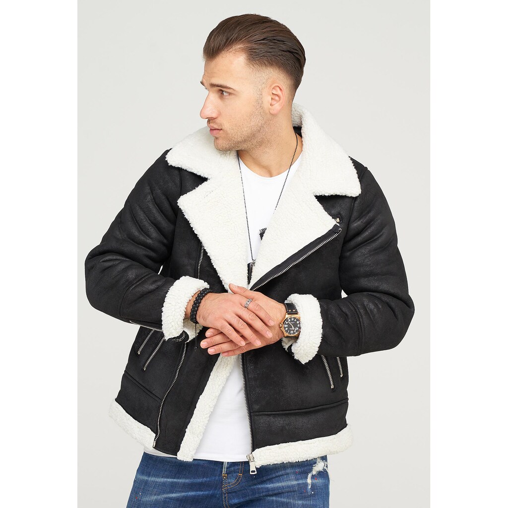 behype Lederimitatjacke »MJNOHAR«