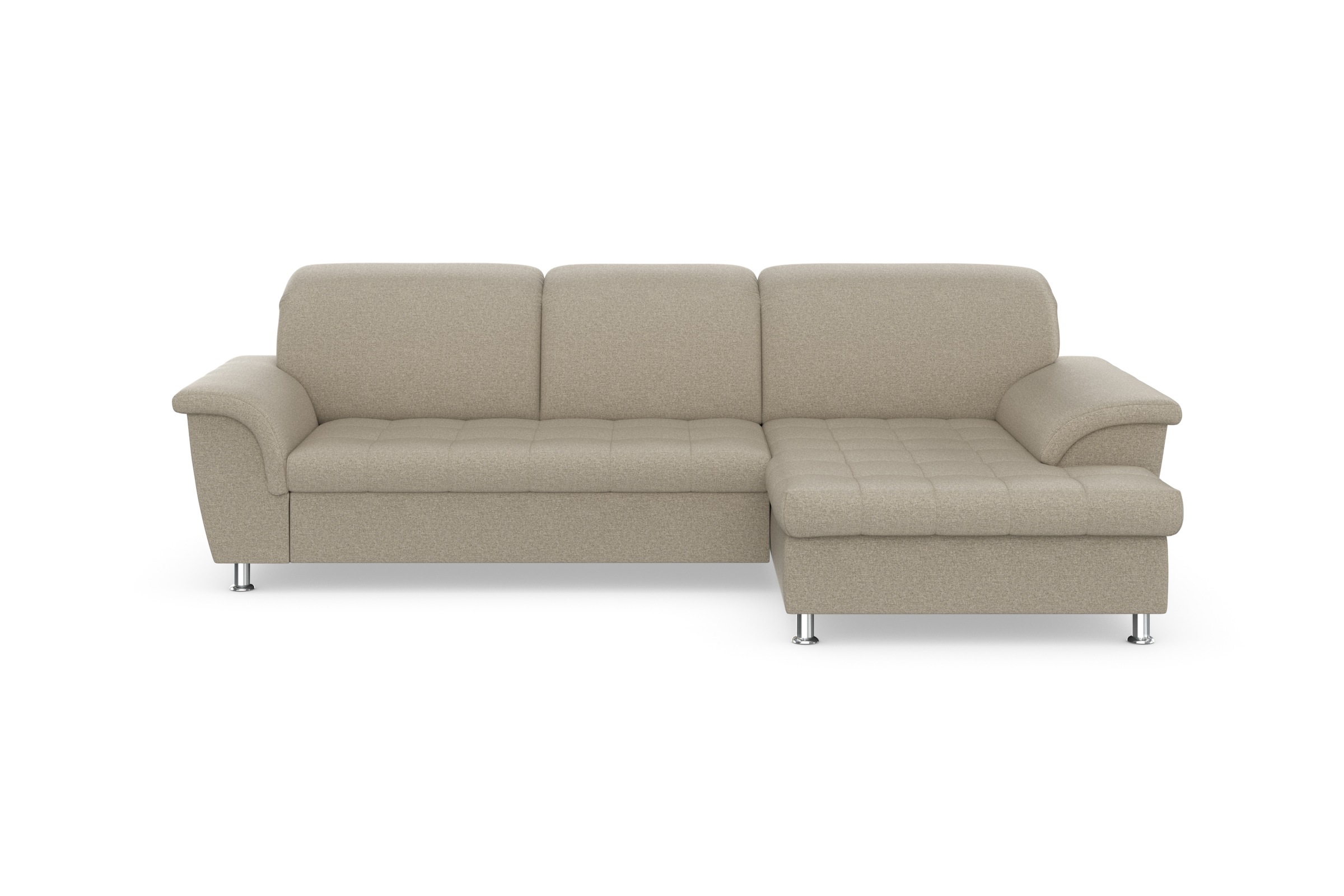 DOMO collection Ecksofa "Franzi Steppung im Sitzbereich B7T/H: 278/162/80 c günstig online kaufen