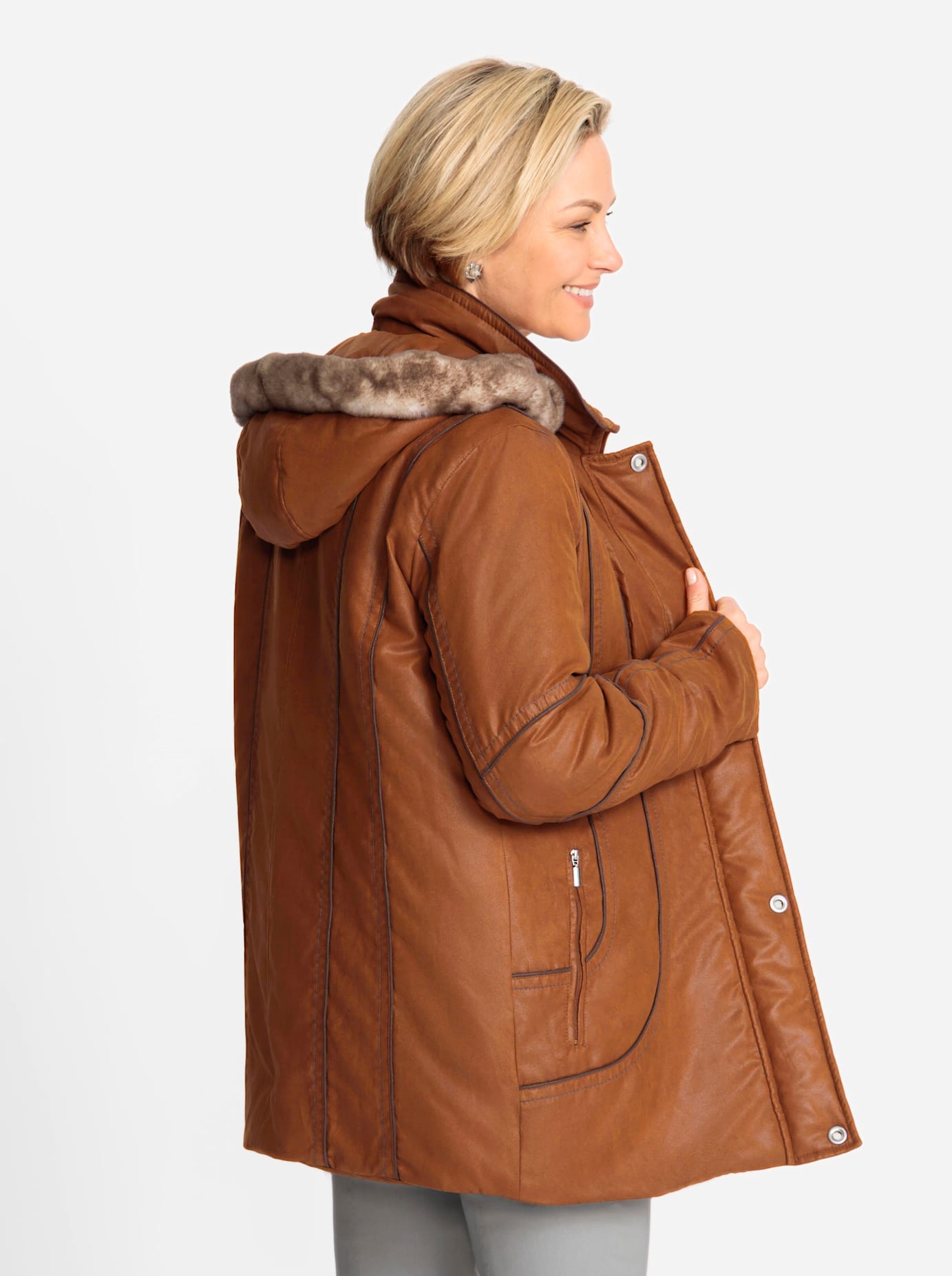 Kapuze | für BAUR Lederimitatjacke, kaufen mit Classic