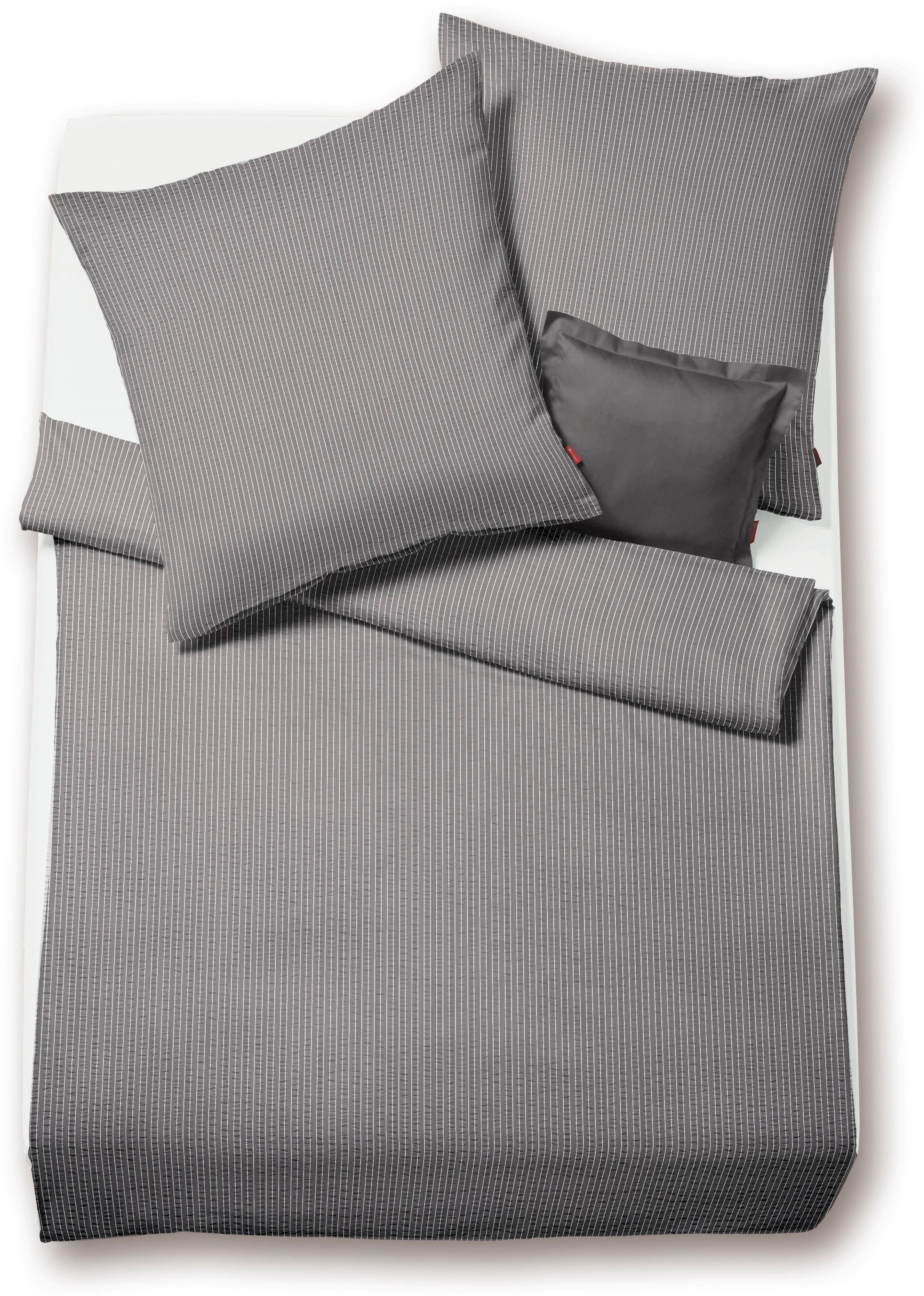 Thumbnail - fleuresse Bettwäsche "Rio" 2 Stk. tlg. Feine buntgewebte Seersucker-Bettwäsche mit Reißverschluss