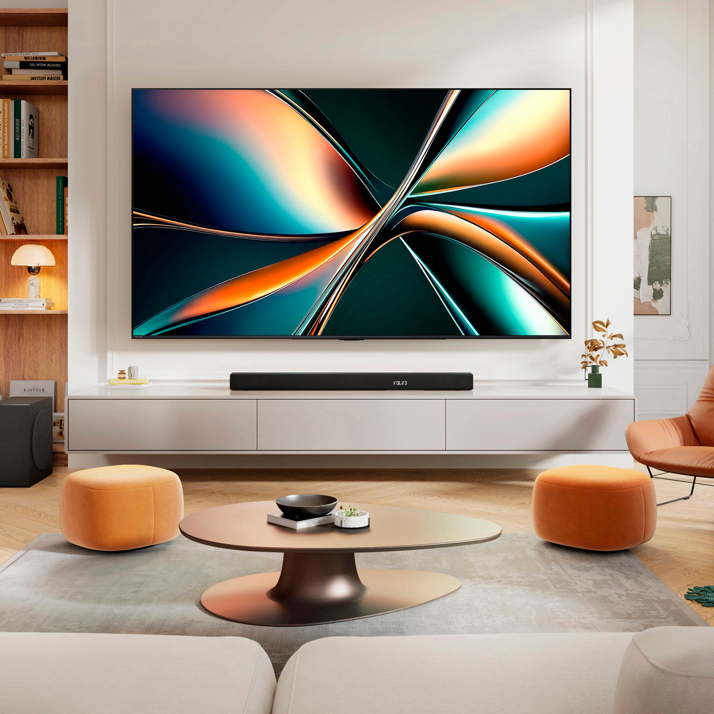 Hisense QLED Mini LED-Fernseher »75U7Q«, 4K Ultra HD, Smart-TV, 4K UHD Mini LED