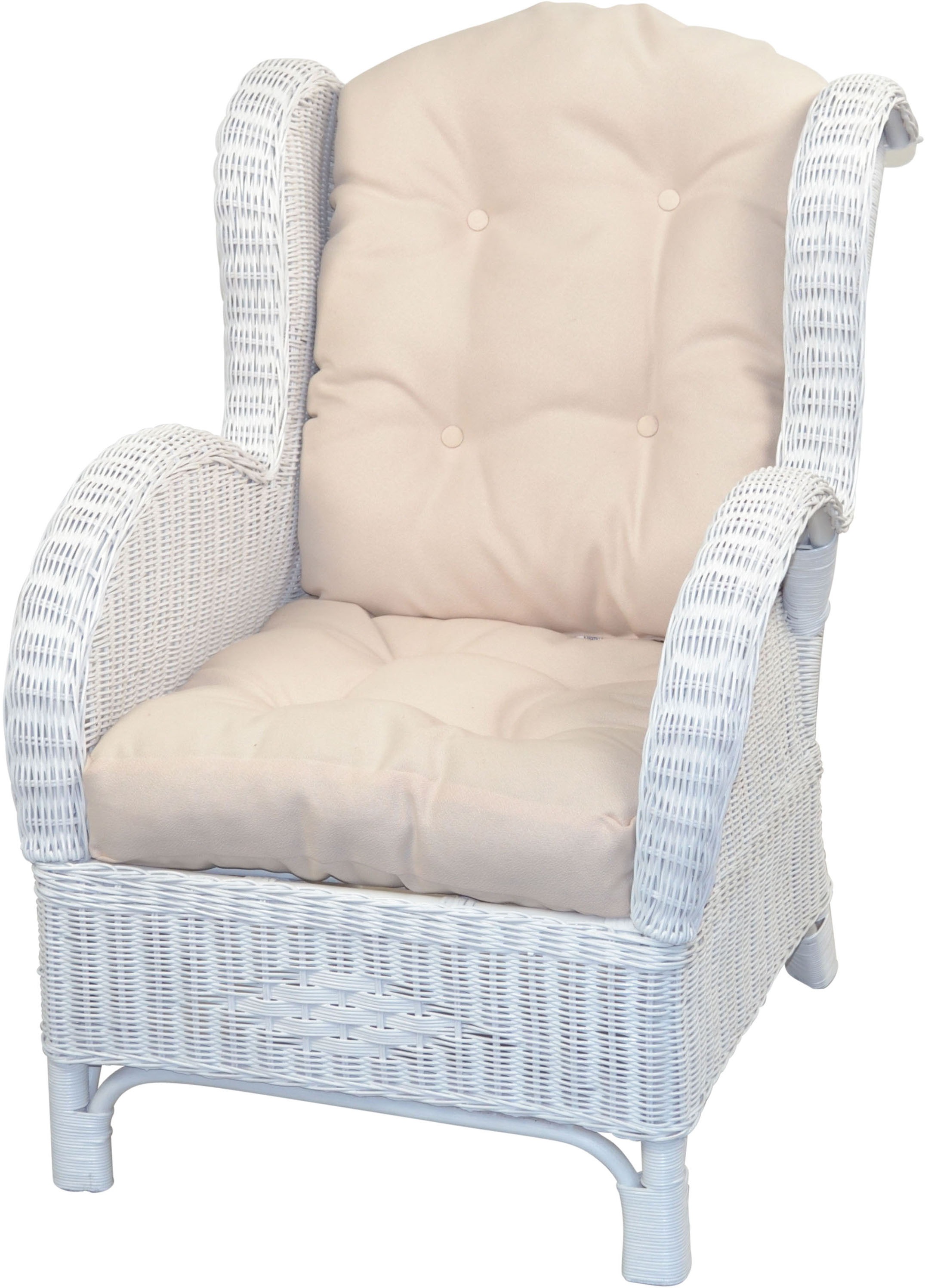 HOFMANN LIVING AND MORE Ohrensessel 2 Stk. tlg. Handgeflochten günstig online kaufen