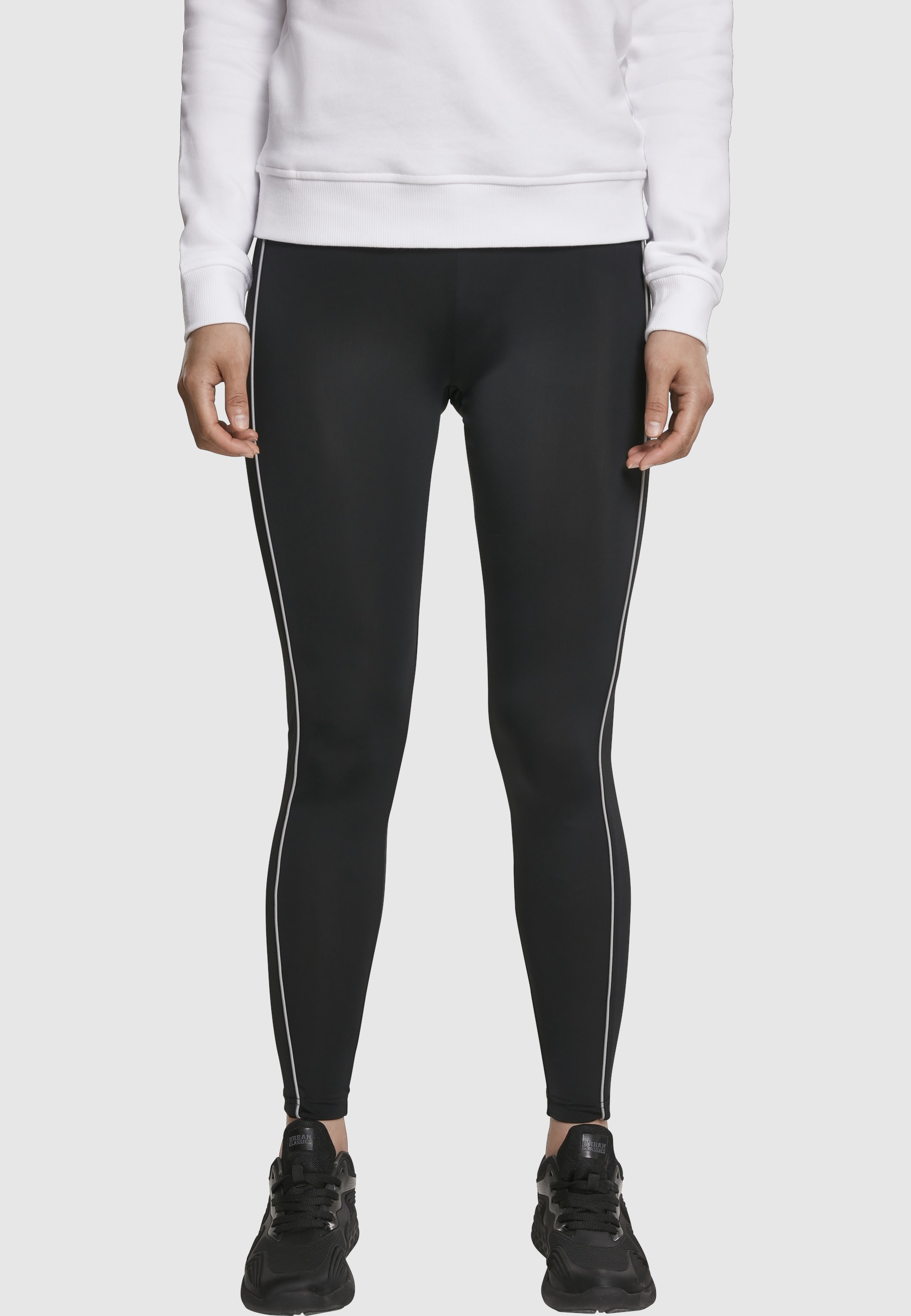URBAN CLASSICS Leggings »Urban Classics Damen Ladies High Waist Reflective Leggins«