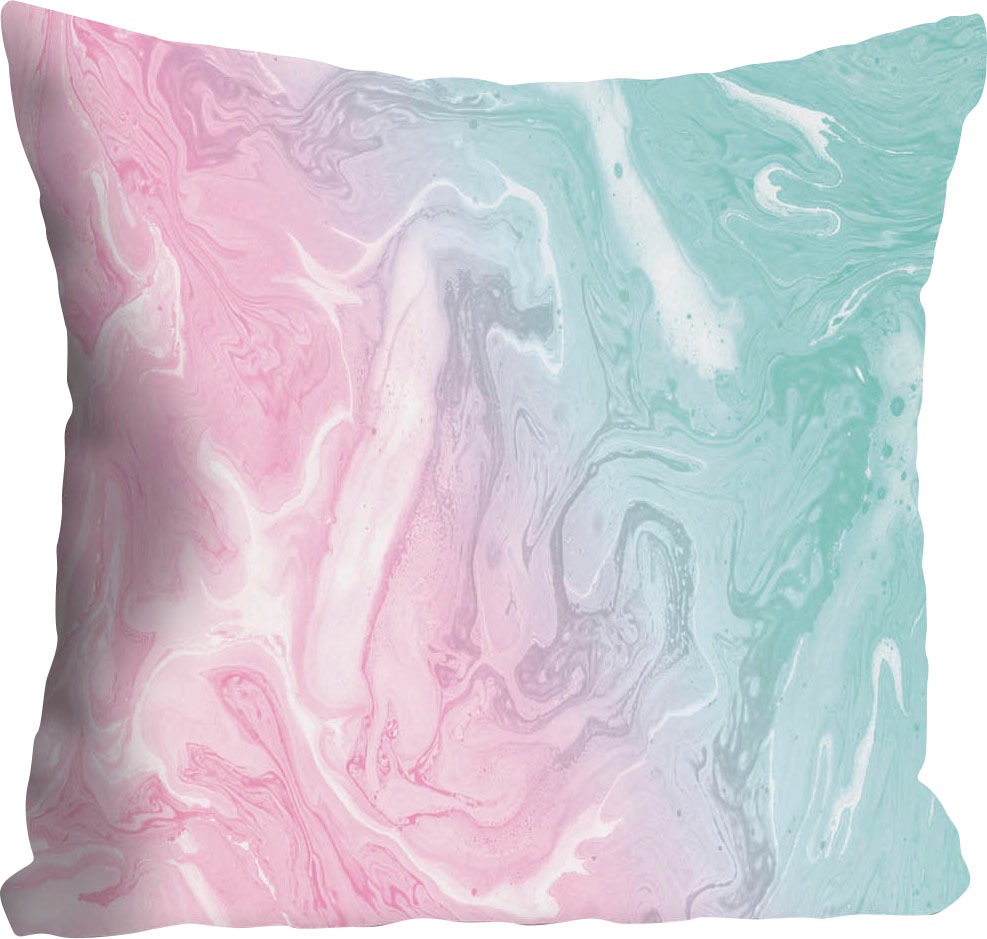queence Dekokissen "Pearl" Kissenhülle,Pastellfarben,Sanft,Zart,Farbverlauf günstig online kaufen