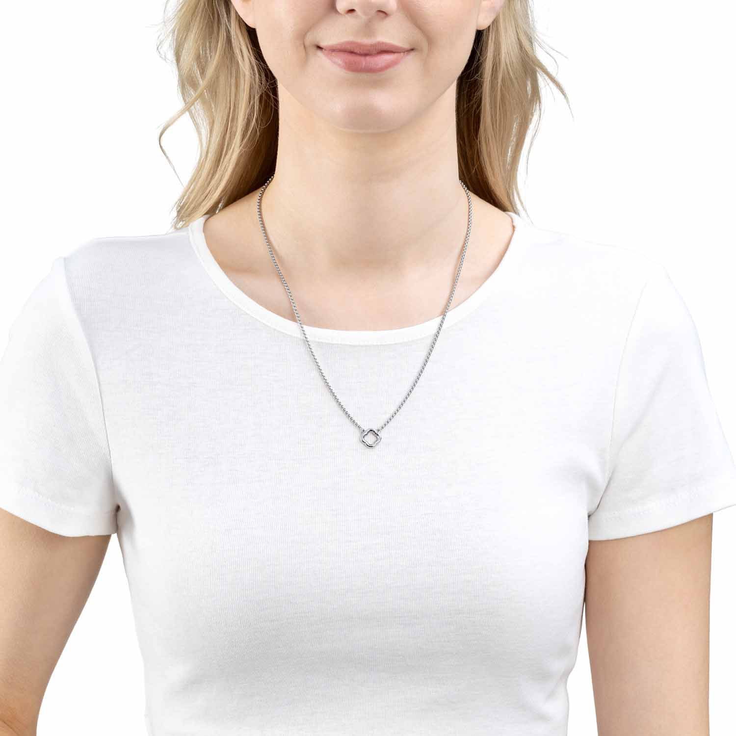 LEONARDO Charm-Kette »Halskette Orlanda Clip&Mix, 023734, 023735«