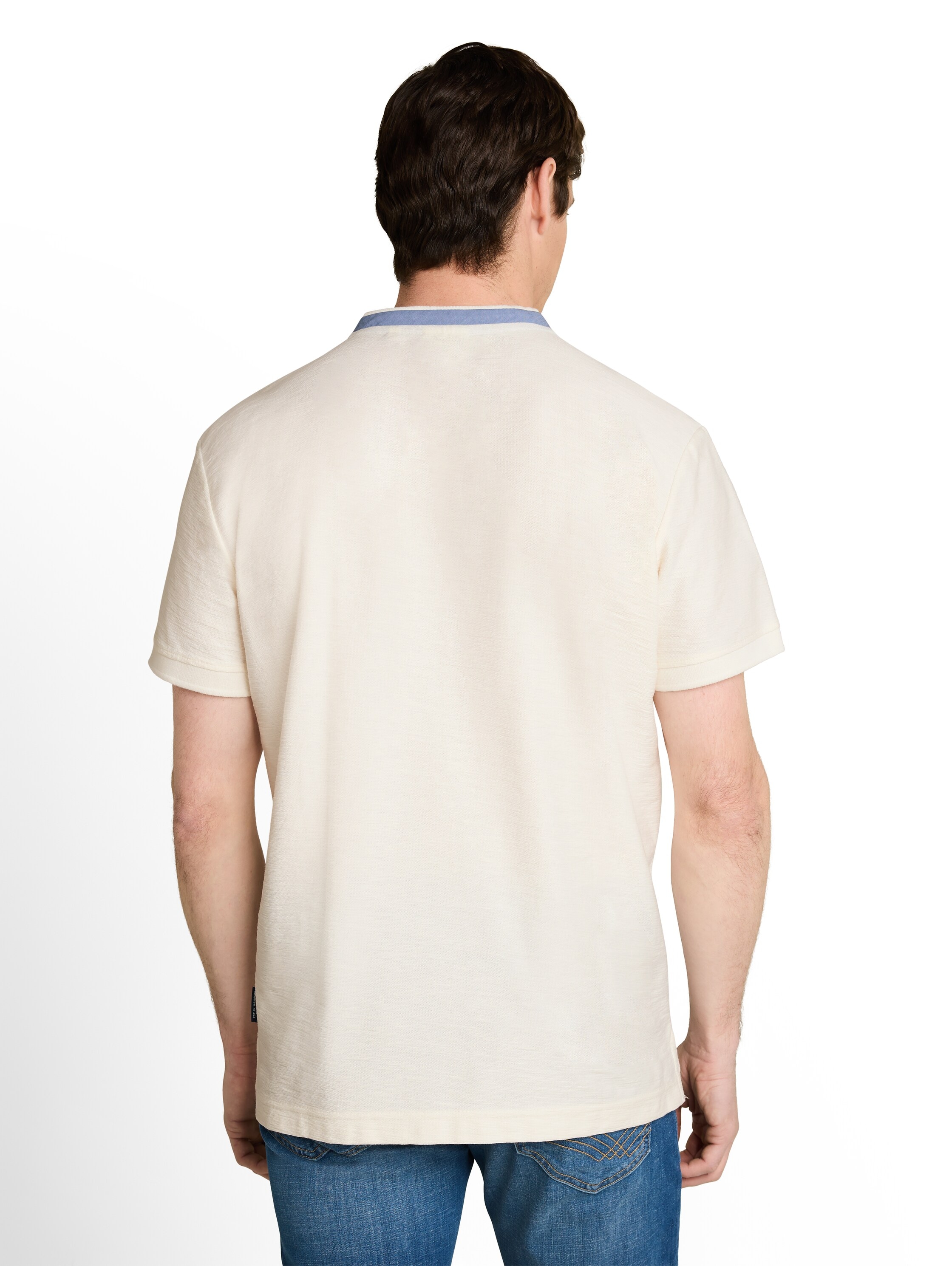 TOM TAILOR Kurzarmshirt mit kurzer Knopfleiste