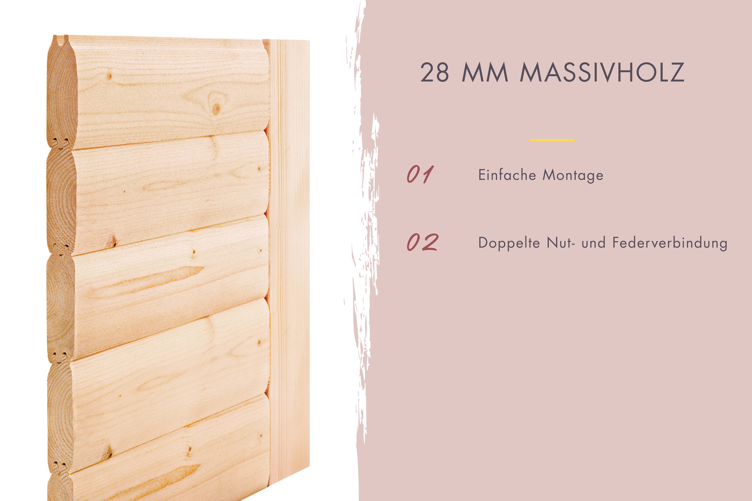 welltime Sauna »Backas« verschiedene Varianten