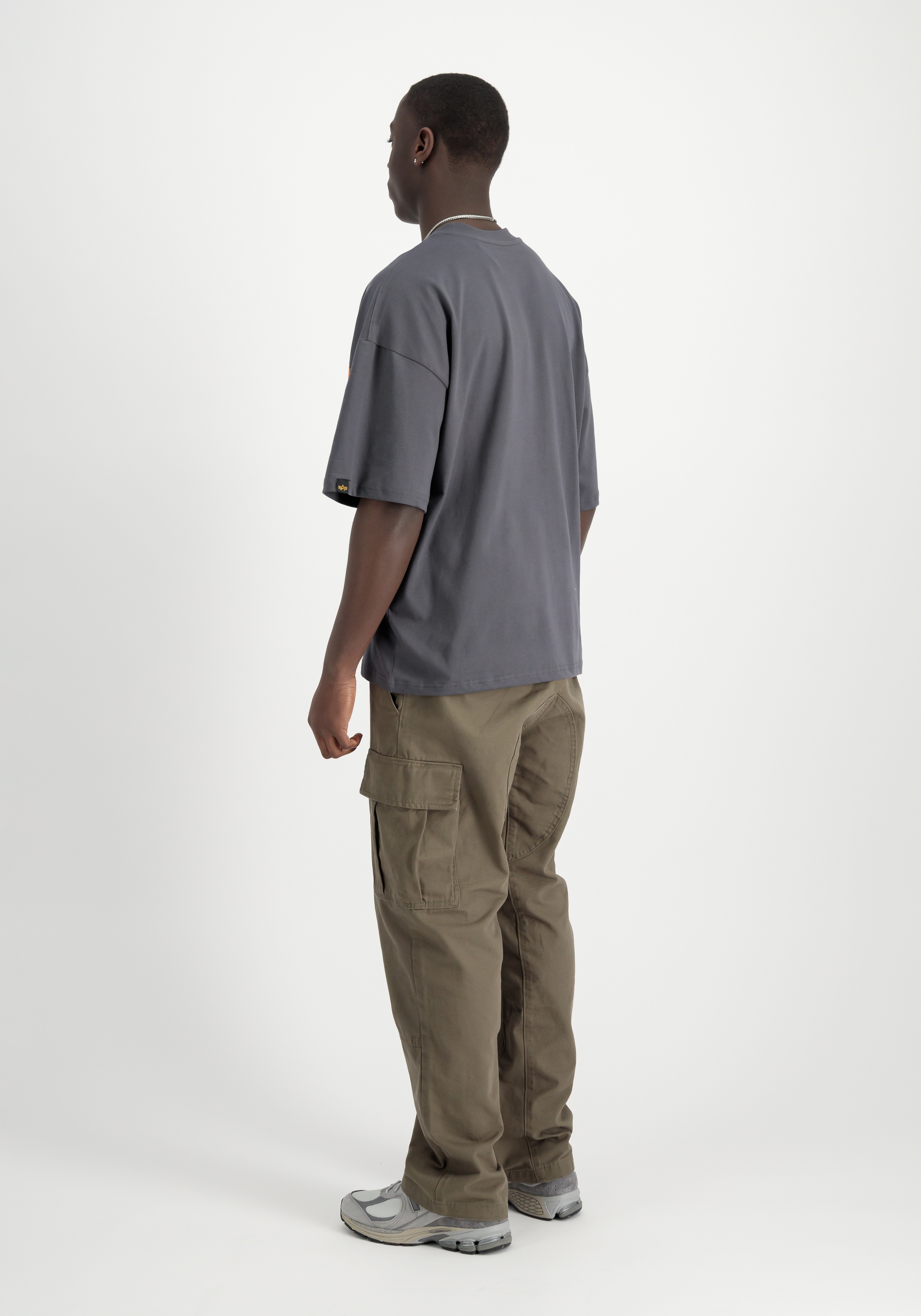 Alpha Industries T-Shirt »Flock Logo T-Shirt T-Shirt«
