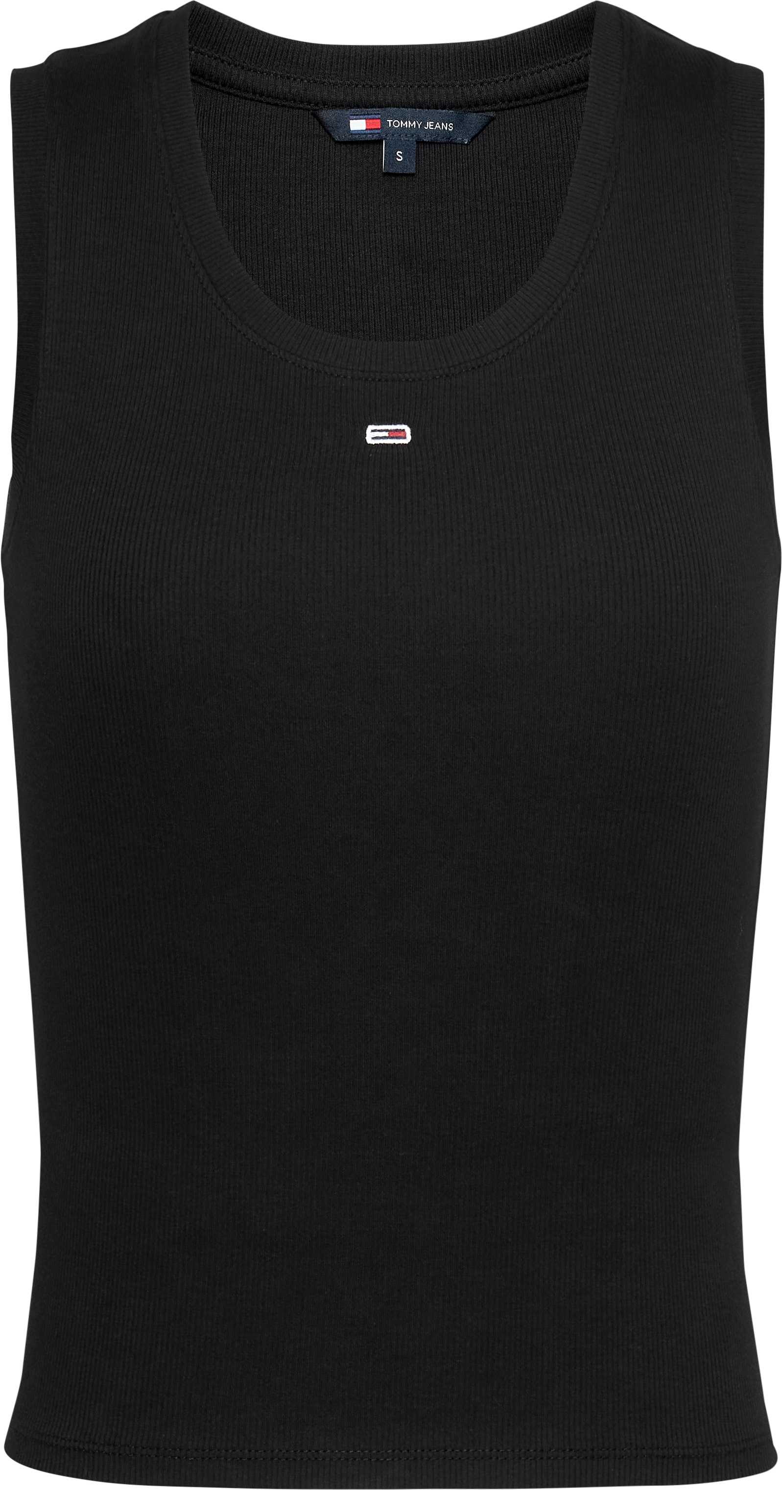 TOMMY JEANS Tanktop »TJW ESSENTIAL RIB TANK EXT«, mit Logostickerei