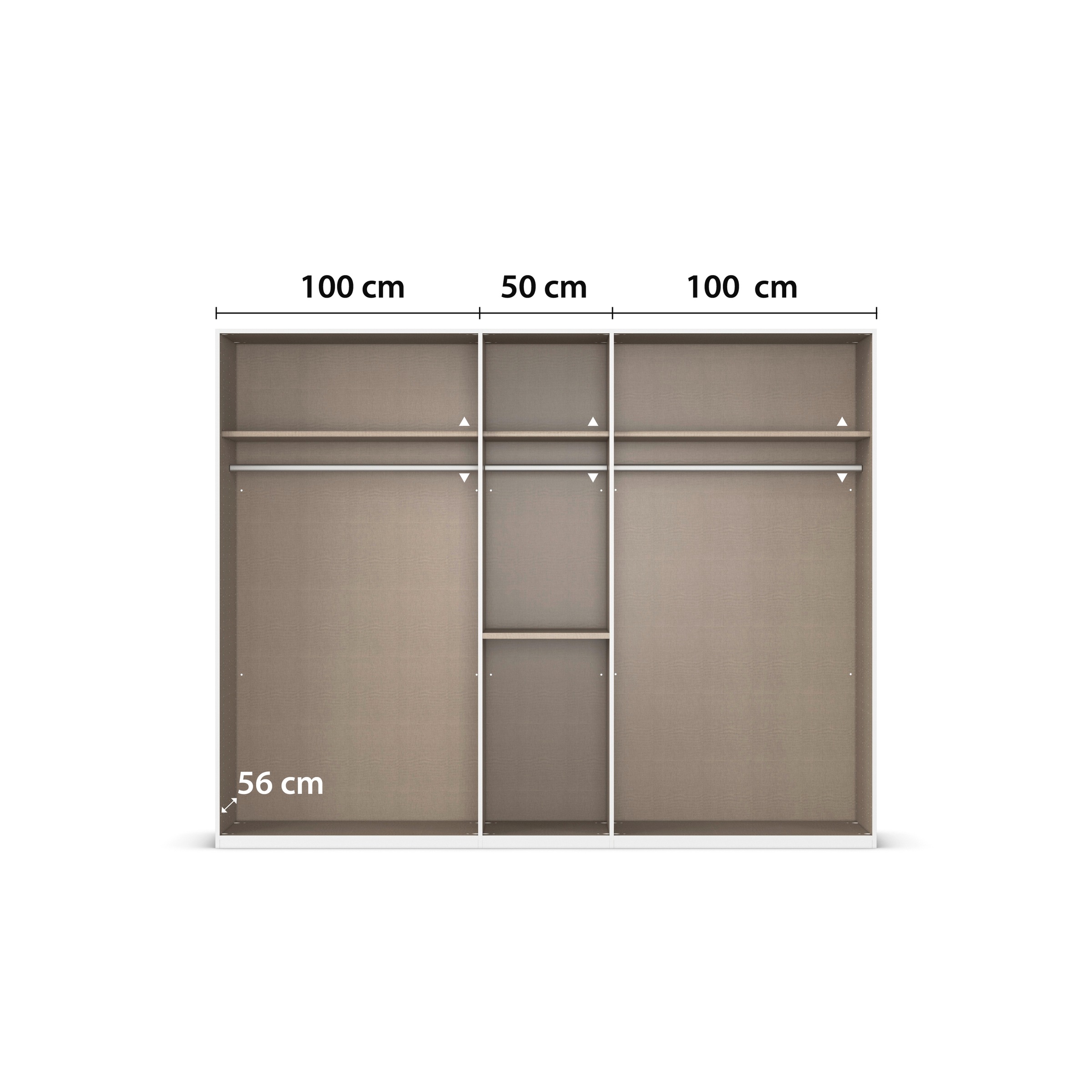 rauch Drehtürenschrank »Kleiderschrank Schrank Garderobe Schlafzimmerschrank EVELYN«, (in 2 Höhen 197 oder 210 cm erhältlich), in elegantem Stil mit Schubladen 3 Breiten und 2 Höhen MADE IN GERMANY
