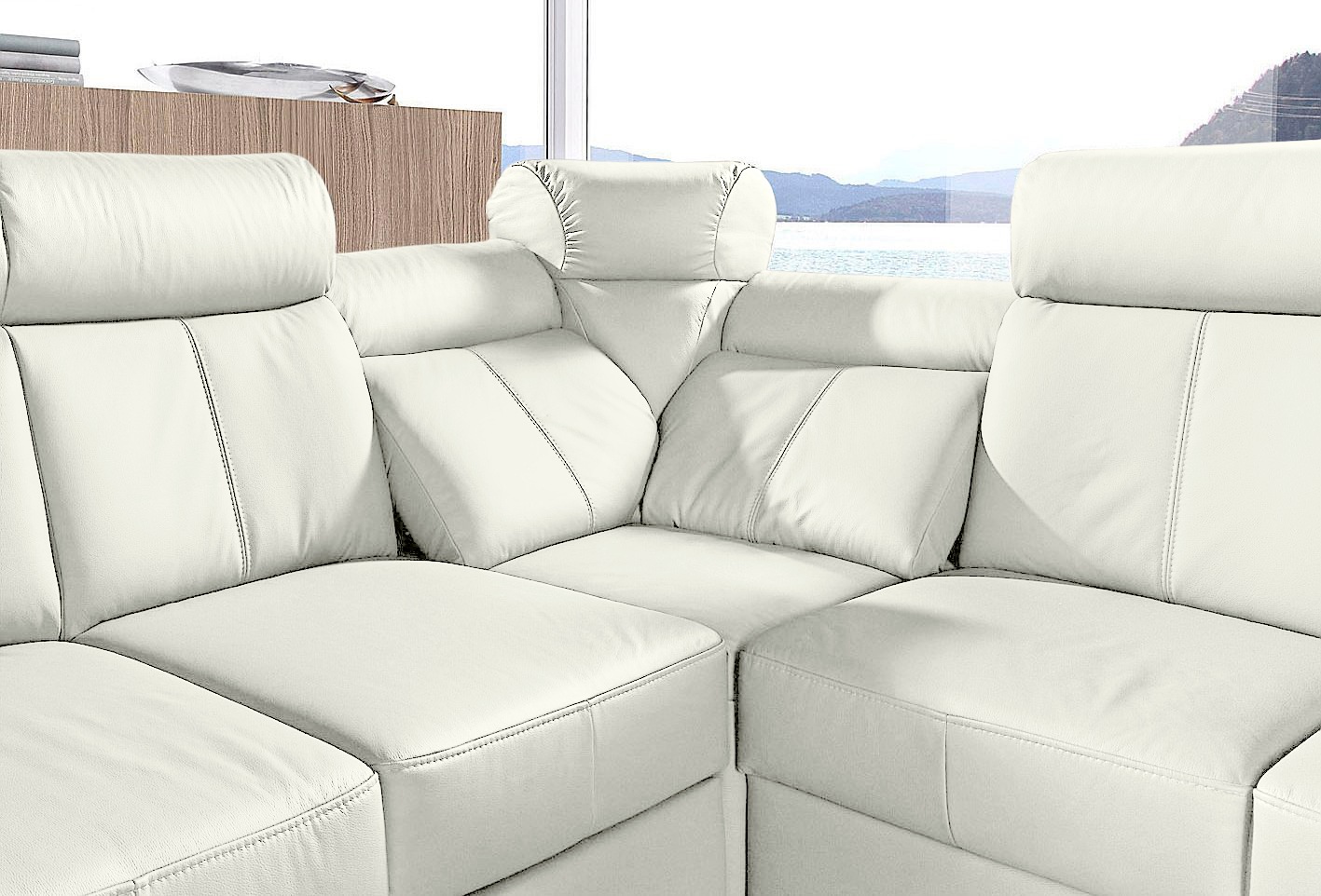 sit&more Ecksofa »Basel L-Form«, wahlweise mit Relaxfunktion