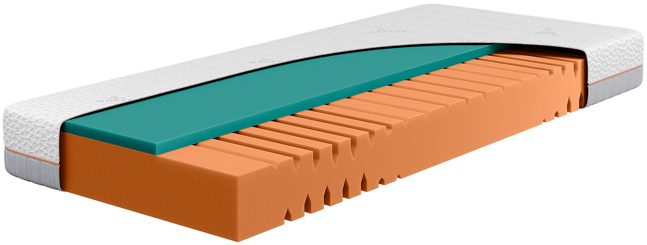 Beka® Gelschaummatratze »Gelschaum Matratze GELTEX® Next Horizon 200« 20 cm hoch Raumgewicht: 43 kg/m³ 1 Stk. tlg. 100% GELTEX®-Schaum, 20 cm hoch, RG43, verfügbar in H2 & H3, 90x200 cm