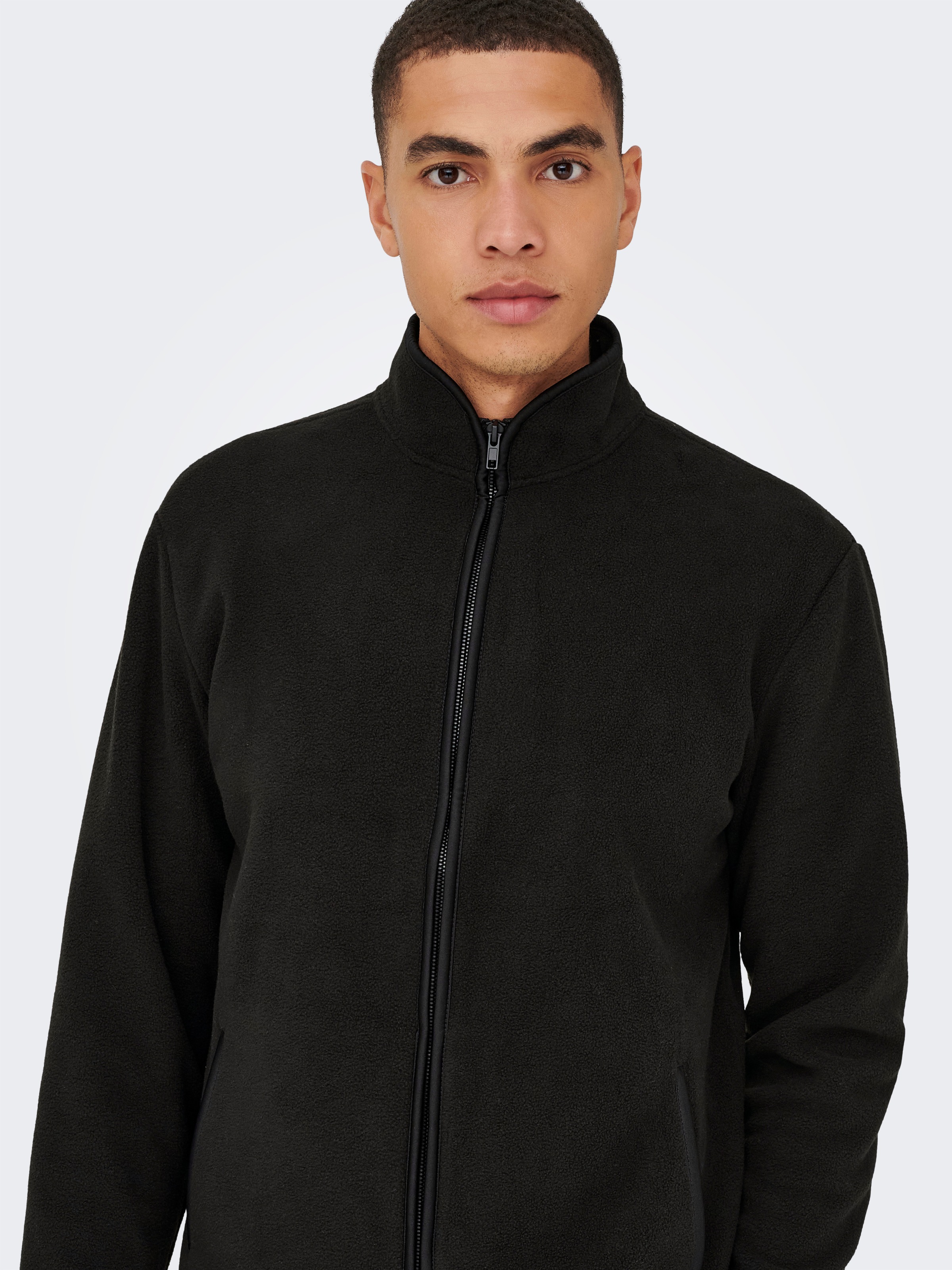 ONLY & SONS Sweatjacke "ONSAKEEM FULL ZIP REG SWEAT OTL" günstig online kaufen