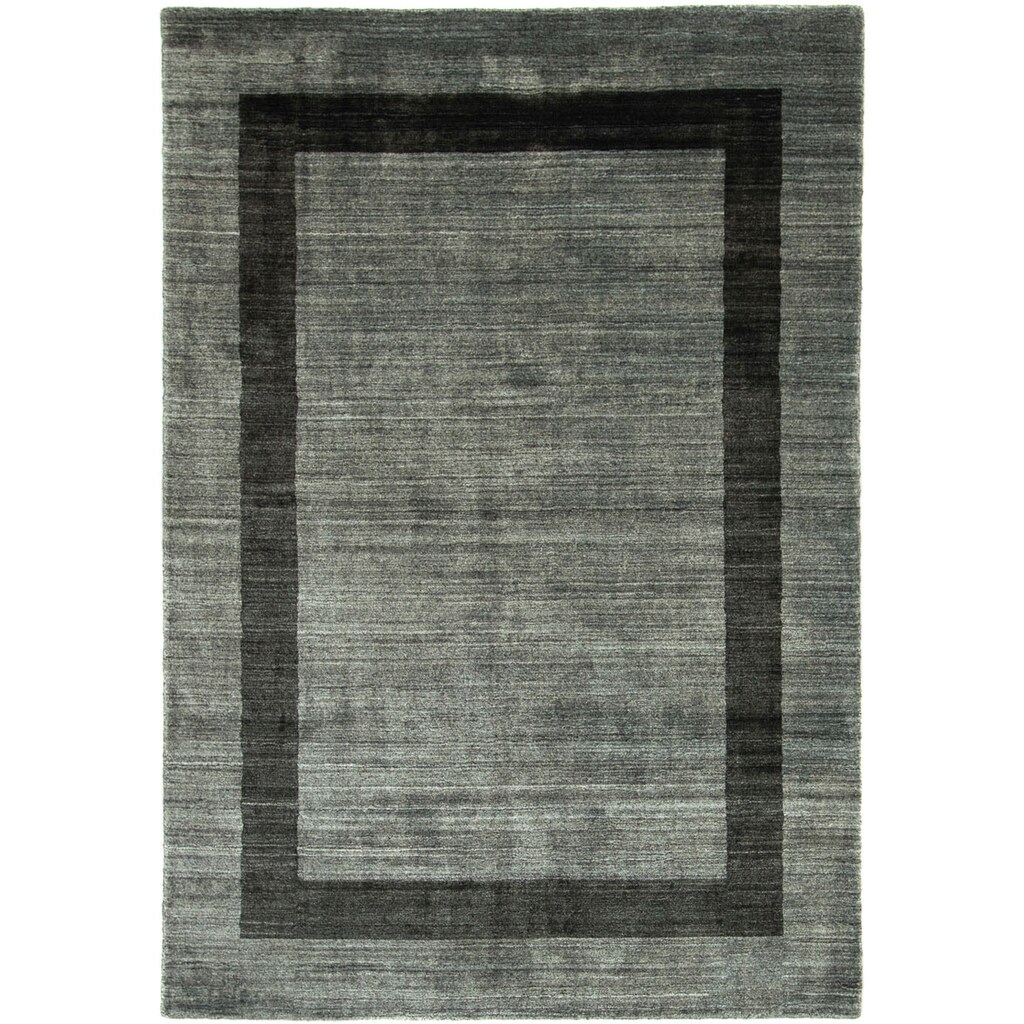 morgenland Wollteppich »Gabbeh - Loribaft Perser - 200 x 140 cm - grau«, rechteckig