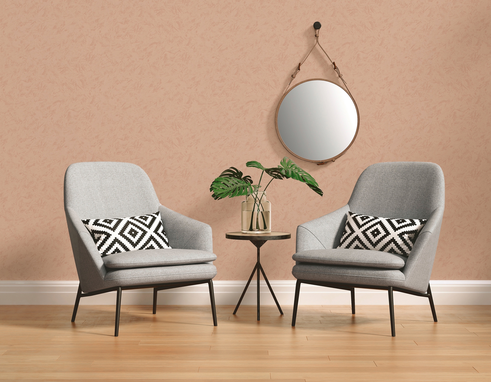 A.S. Création Vliestapete »Attractive«, einfarbig-unifarben-uni, Tapete Uni einfarbig Tapeten Wohnzimmer Schlafzimmer Küche Flur Design