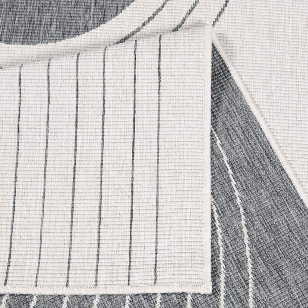 Carpet City Outdoorteppich »DUO RUG 5739«, rechteckig, 5 mm Höhe, Wendeteppich Wetterfest In- & Outdoor, Balkon, Terrasse, Wohnzimmer