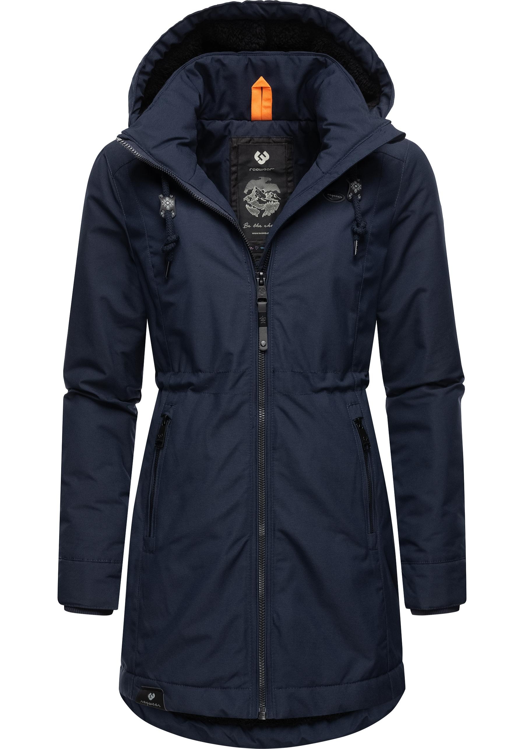 Ragwear Winterjacke »Dakkota«, mit Kapuze, Wasserdichter Winterparka mit Teddyfleece Innenfutter