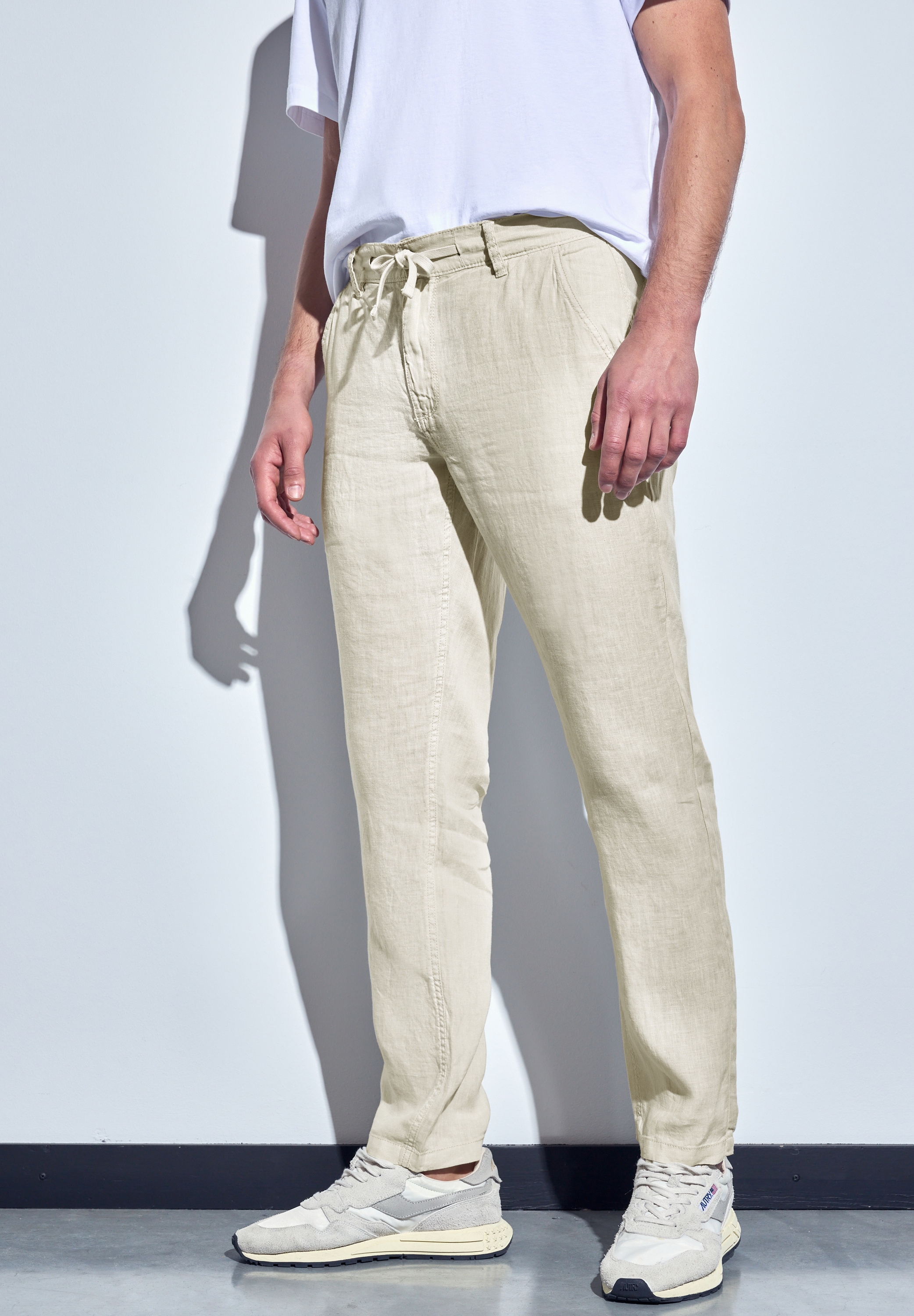STREET ONE MEN Chinohose, Elastikbund mit Tunnelzug günstig online kaufen