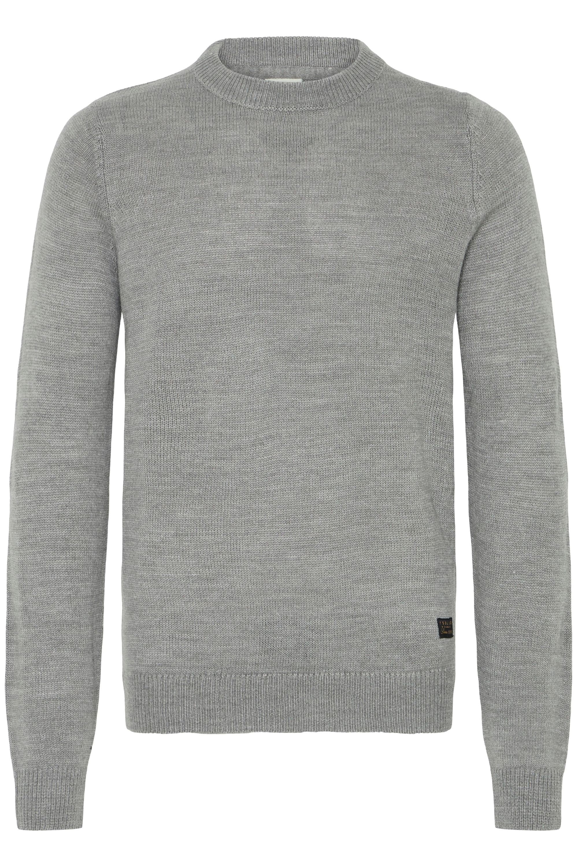 Solid Strickfleece-Pullover "Strickpullover SDBABAK" günstig online kaufen