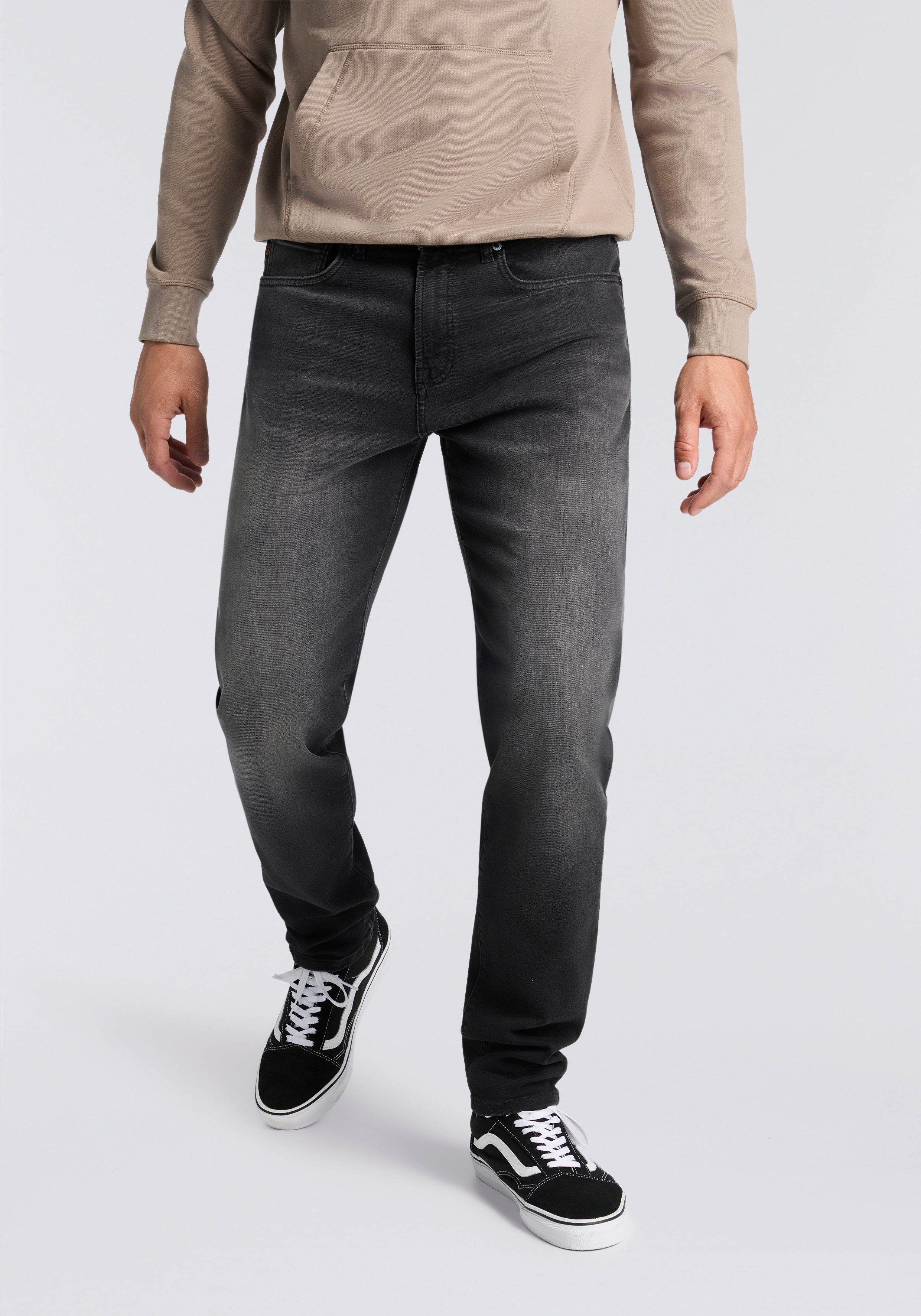 BOSS ORANGE Straight-Jeans "Re Maine Stretch Denim" Regular Gerades Bein Mittlere Leibhöhe