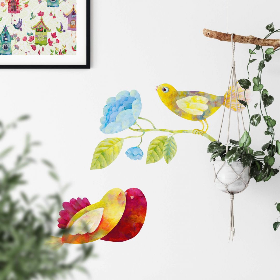 Neue Ware zu günstigen Preisen Wall-Art Wandtattoo »Märchenhaft Vögel bestellen (1 im BAUR St.) | Wald«
