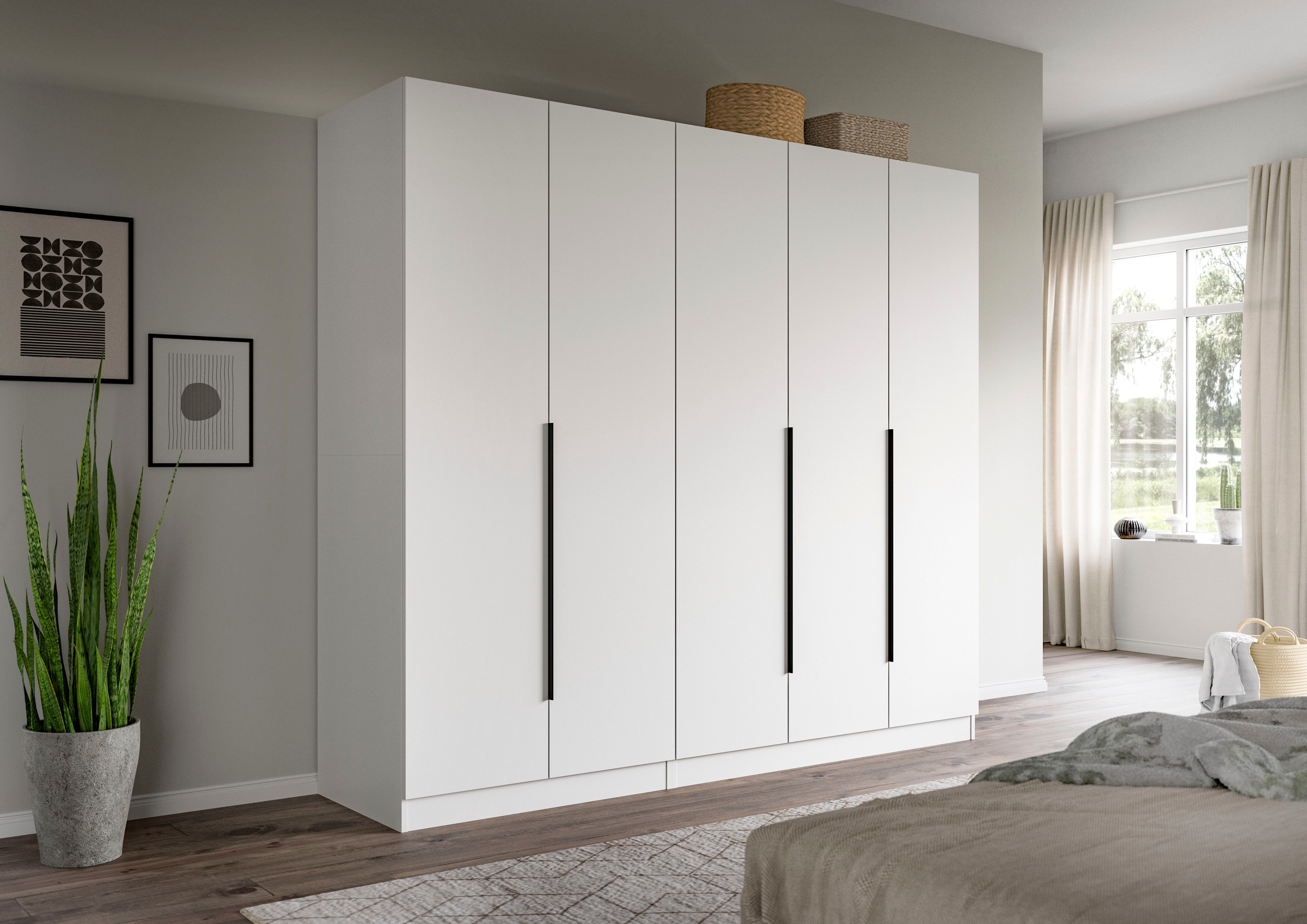 Home affaire Schrank-Set "Skarde moderner Kleiderschrank Schlafzimmerschran günstig online kaufen