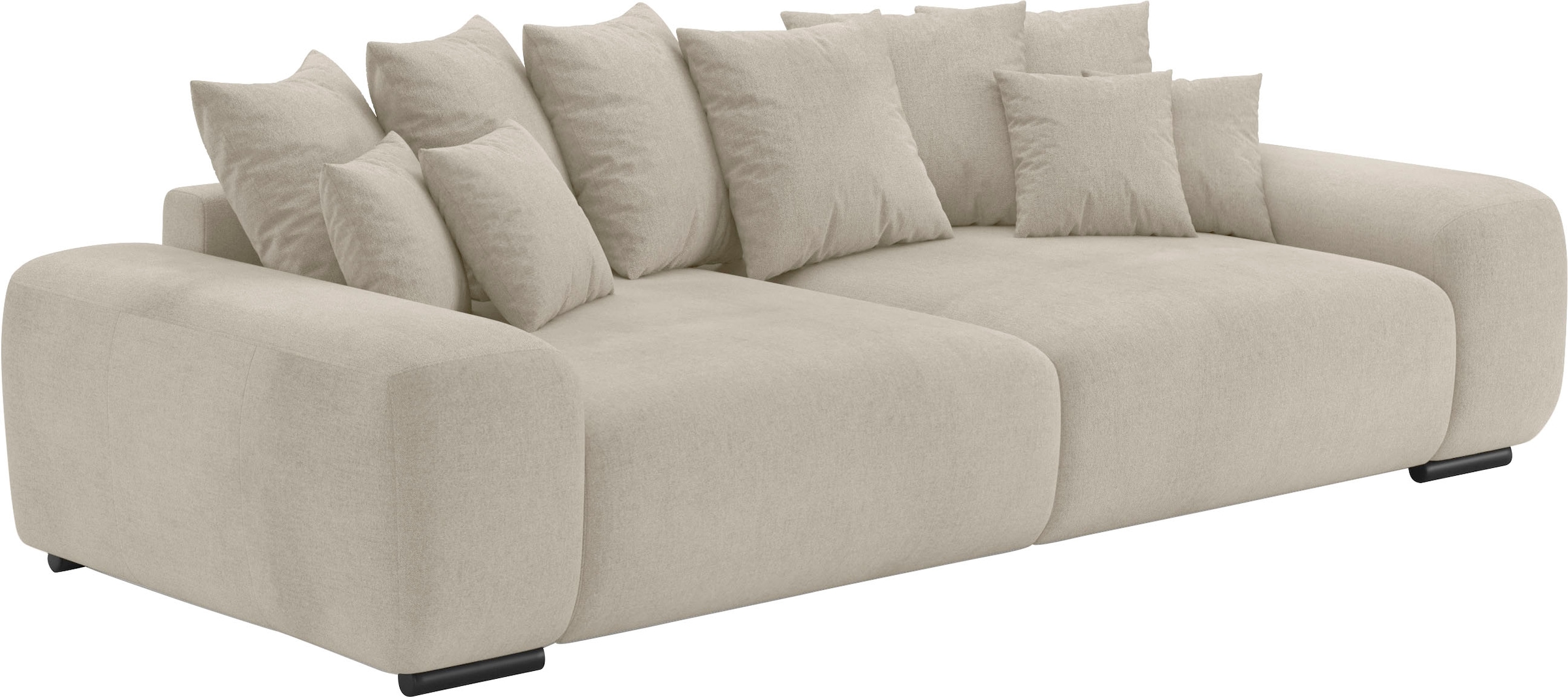 Home affaire Big-Sofa "Sundance, B/T 302/137 cm", Dauerschläfer mit Hygiene-Topper und Transporttasche