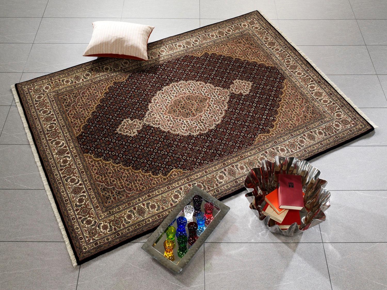 OCI DIE TEPPICHMARKE Läufer »Cavari Mahi«, rechteckig, 5 mm Höhe, hochwertig, handgeknüpft, mit Fransen, Wohnzimmer