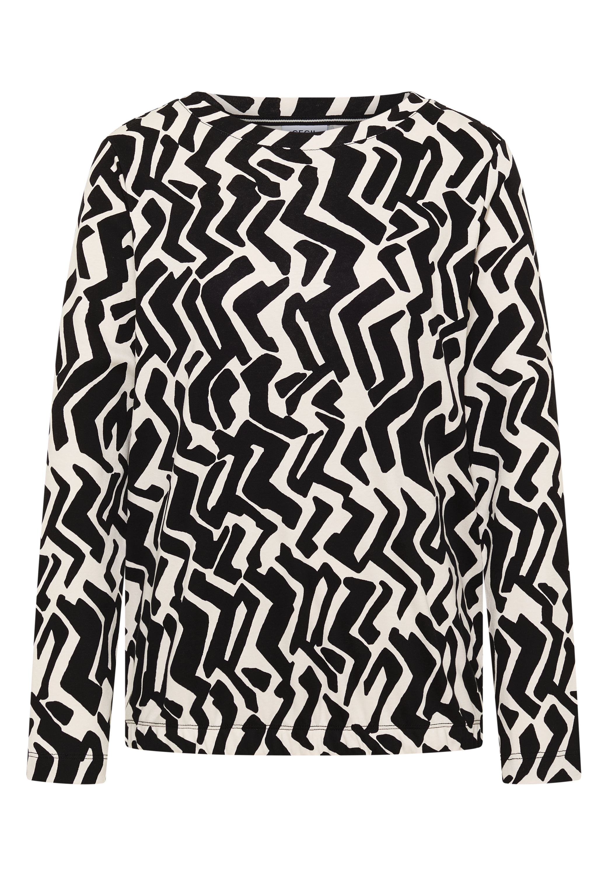 Cecil Langarmshirt mit U-Boot-Ausschnitt