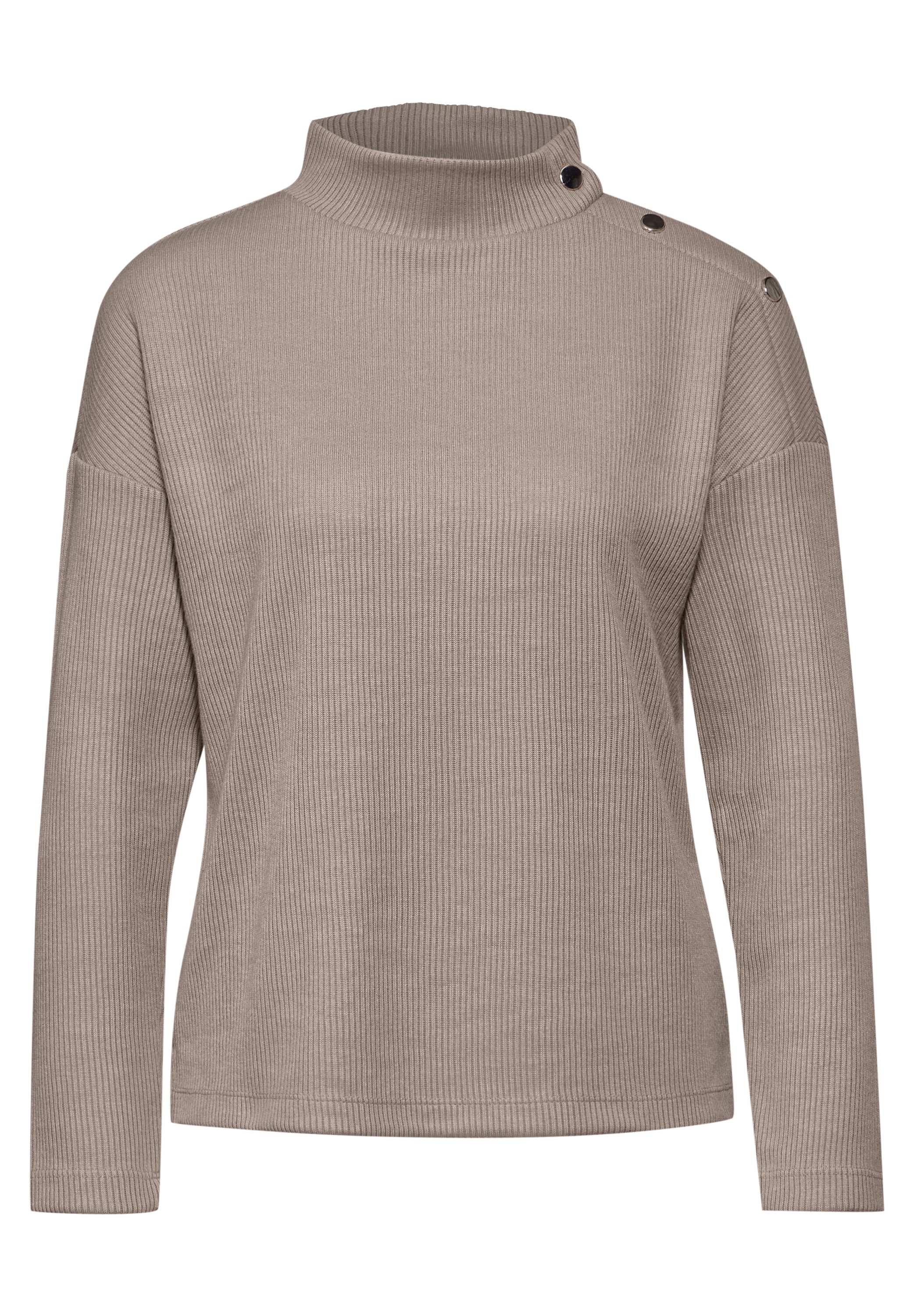 Street One Long Sleeve Shirt Women's Light Mocha Beige 46 3
