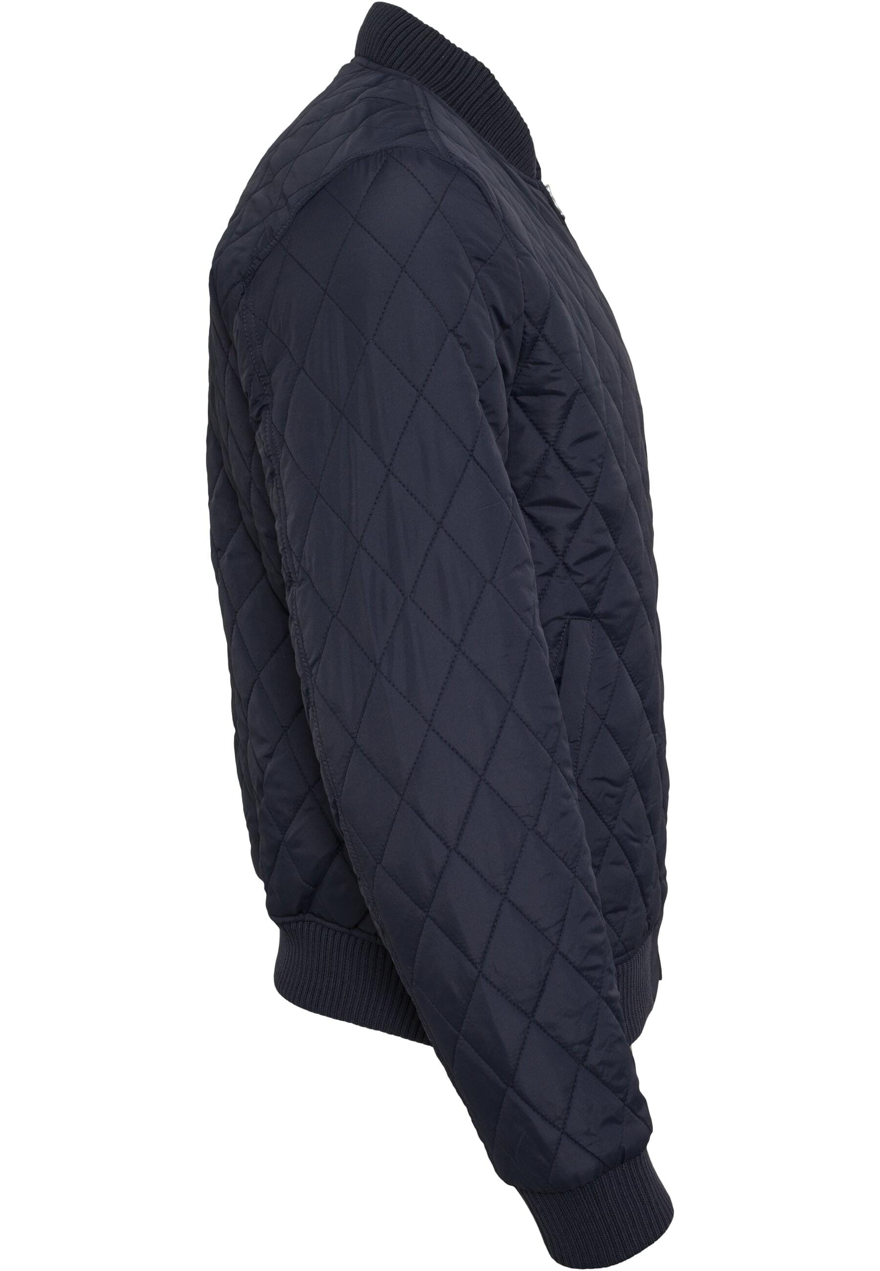 URBAN CLASSICS Allwetterjacke »Urban Classics Herren Diamond Quilt Jacket«, (1 St.), ohne Kapuze