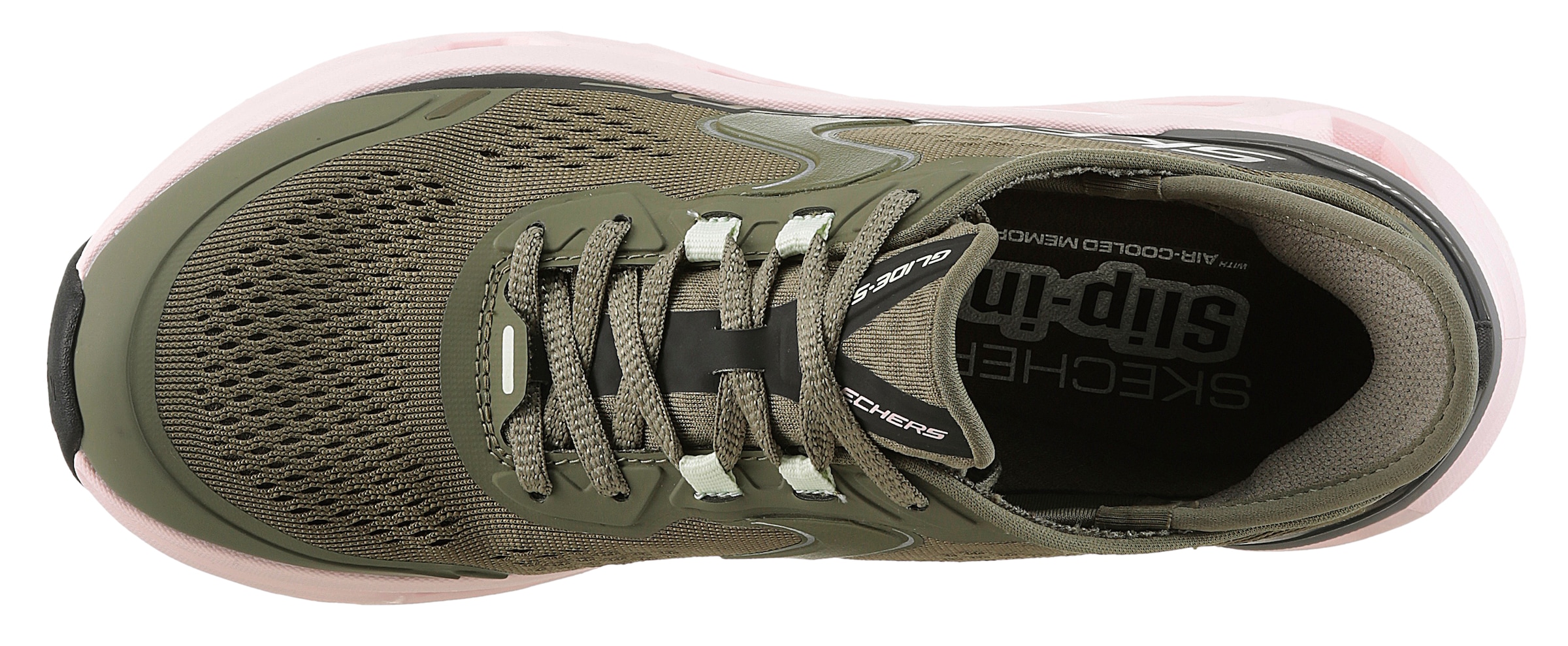 Skechers Slip-On Sneaker »GLIDE-STEP ALTUS«, Trainingsschuh, Laufschuh mit auffälliger Laufsohle