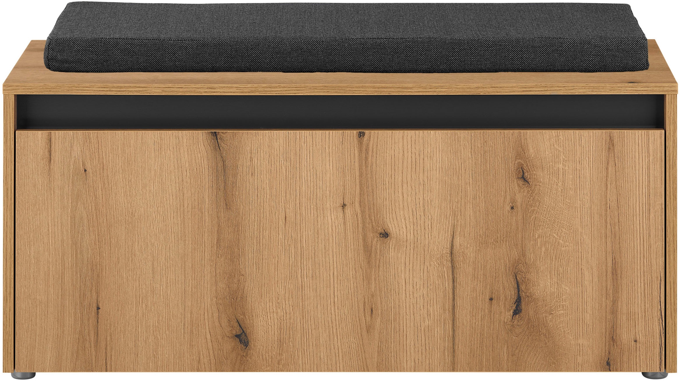 INOSIGN Polsterbank »GiRON/CiTY, Garderobenbank mit Klappe, Sitzbank in vier Farben«, (2 St.), viel Stauraum, Platz für ca. 8 Paar Schuhe, 100 cm breit