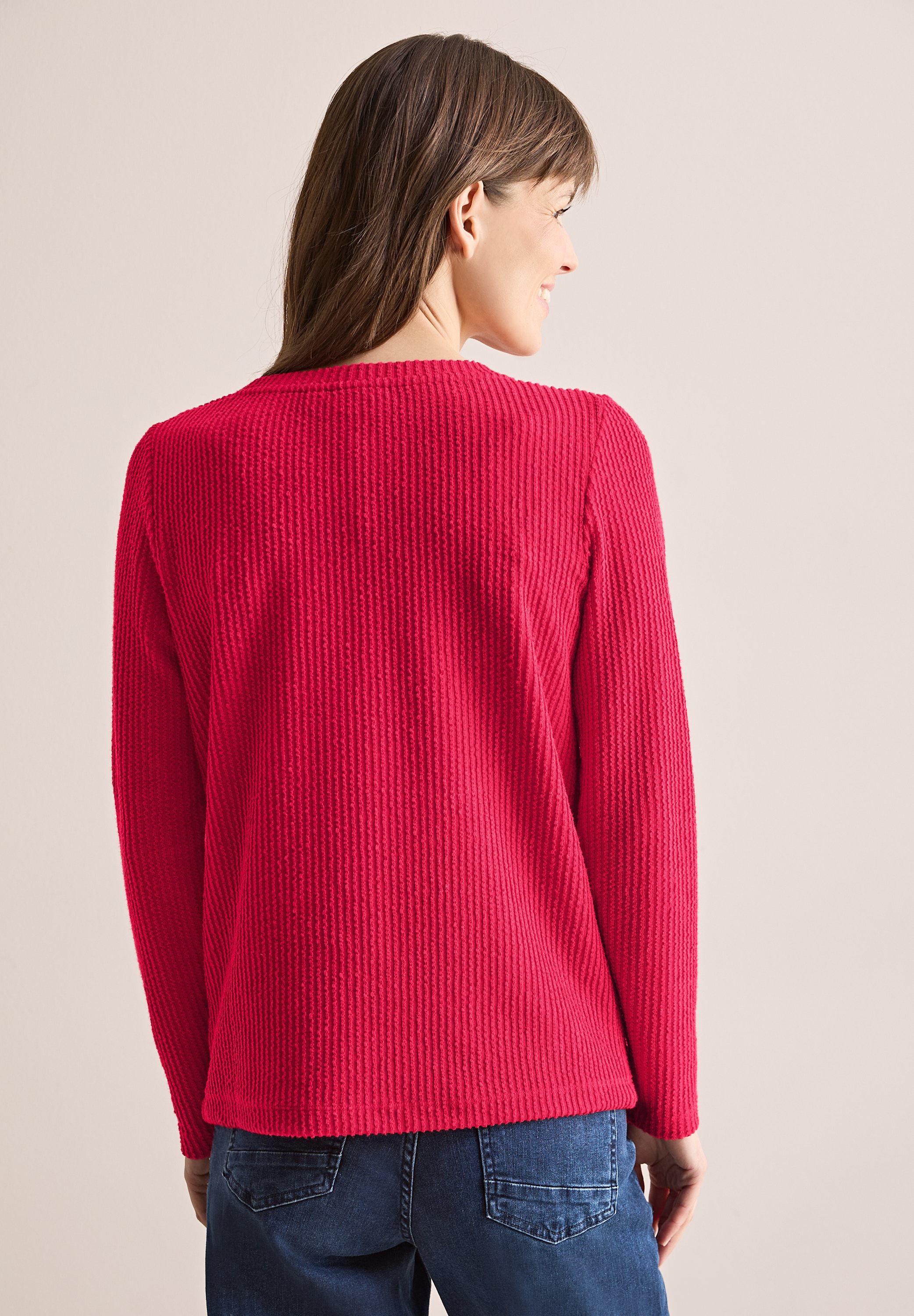 Thumbnail - Cecil Langarmshirt, mit U-Boot-Ausschnitt