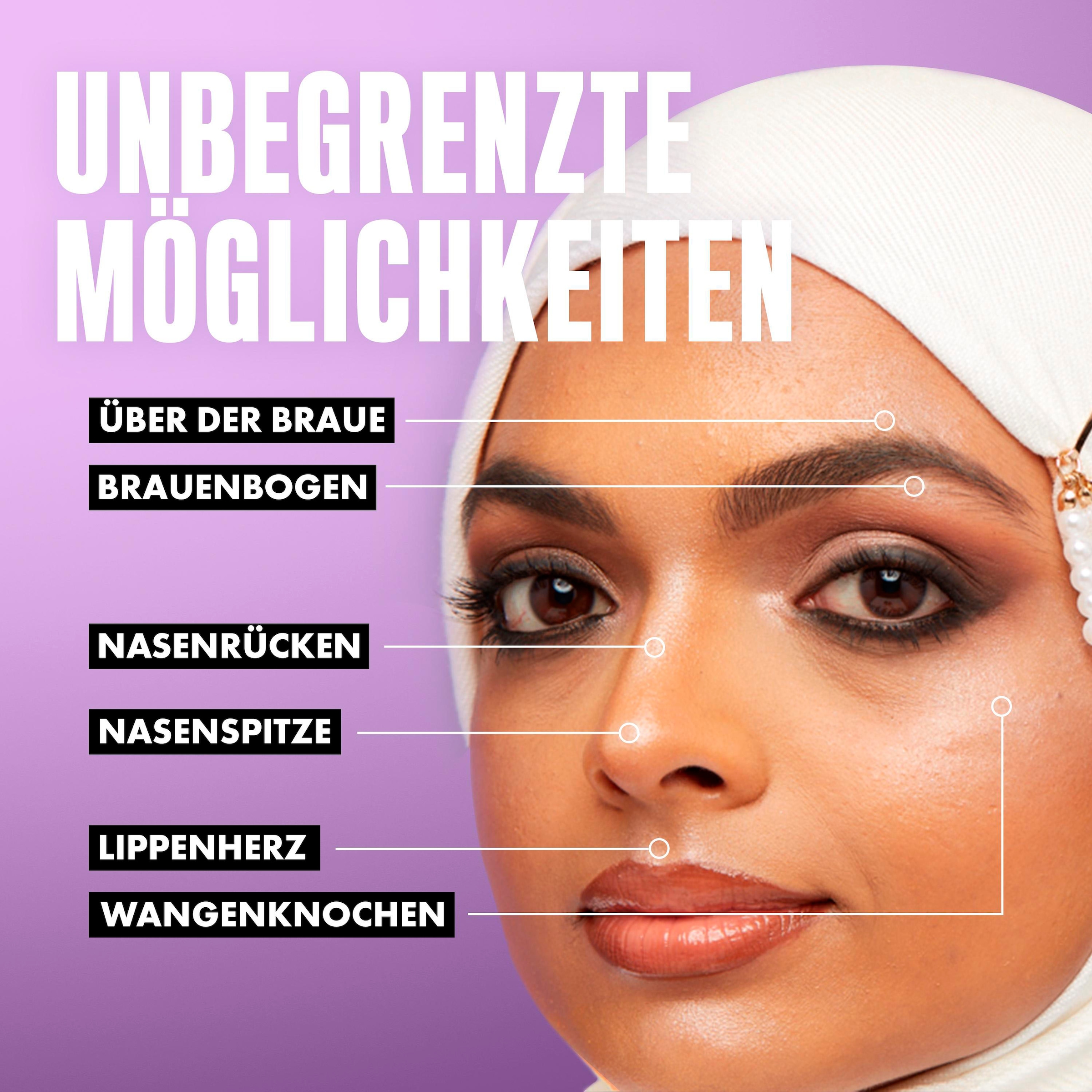 NYX Highlighter »NYX Professional Makeup Jumbo Face Stick«, mit einfacher Mischbarkeit
