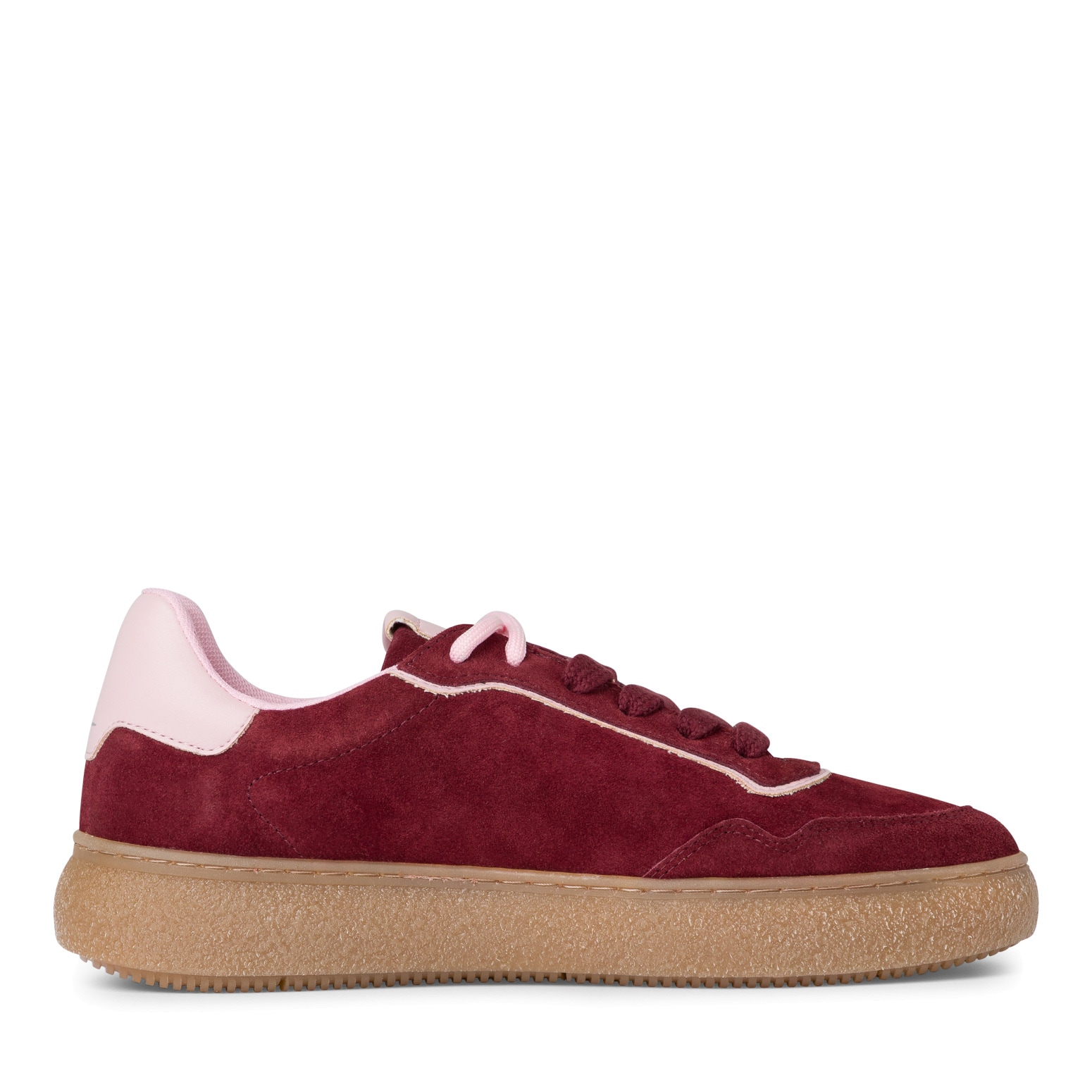 Tamaris Plateausneaker, Freizeitschuh, Halbschuh, Schnürschuh mit Kontrastbesatz