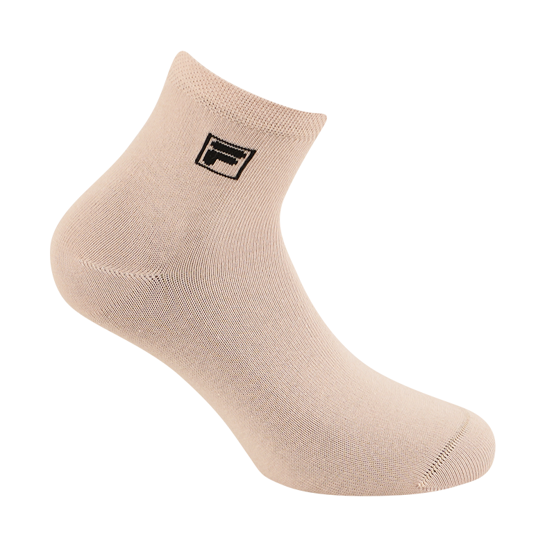 Fila Kurzsocken »UNISEX QUARTER PLAIN SOCKS« 3 Paar tlg. mit eingestrickem Logo