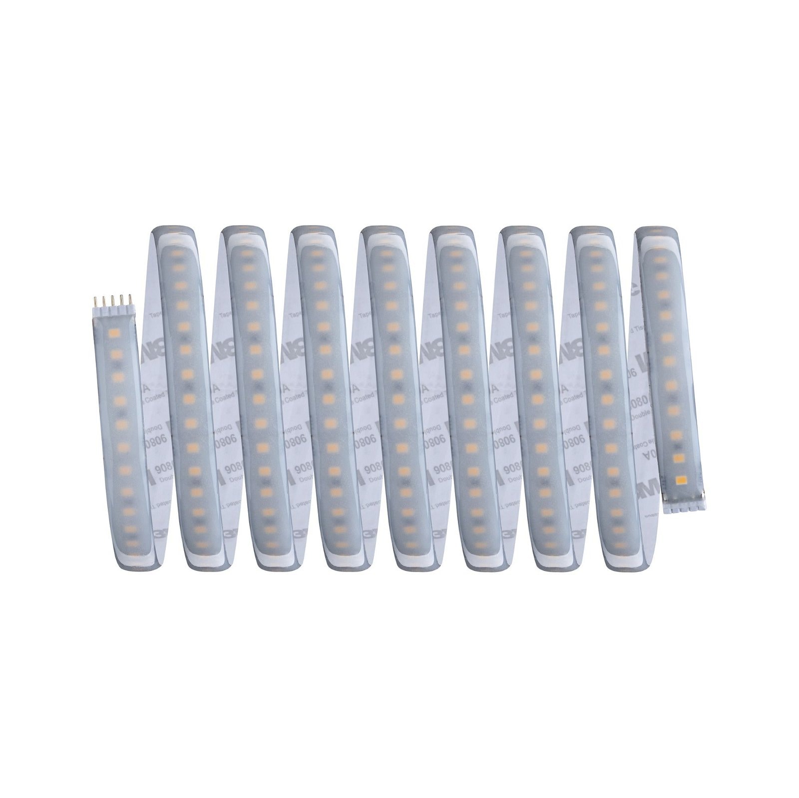 PAULMANN LED-Streifen "MaxLED 1000 Basisset 3m 35W 230/24V 60VA Silber Kunststoff", Flammen 1 Stk., silber, Küche, Lichterketten, IP44 Cover 2700K