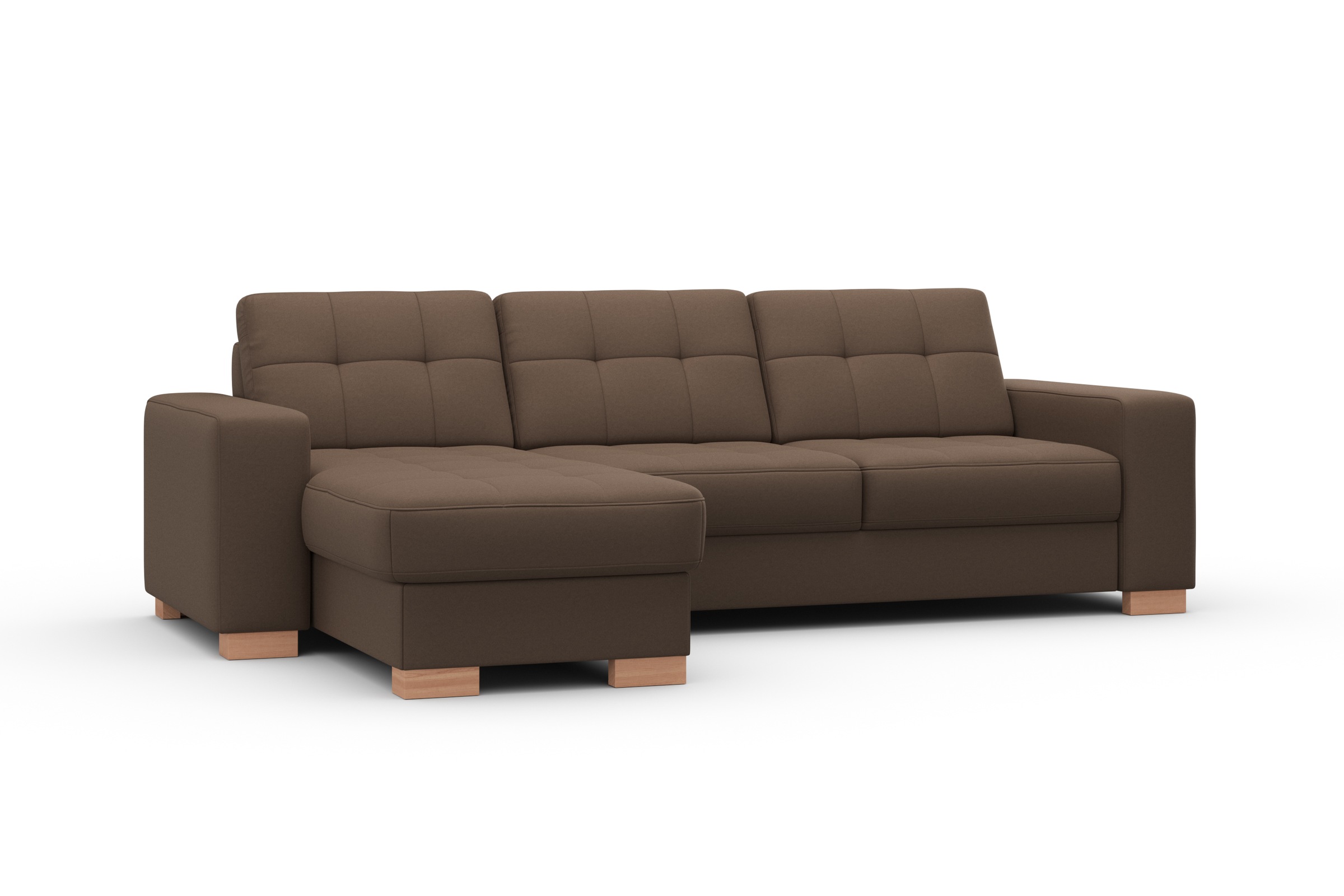 sit&more Ecksofa »Quincy L-Form« wahlweise mit Bettfunktion und Bettkasten