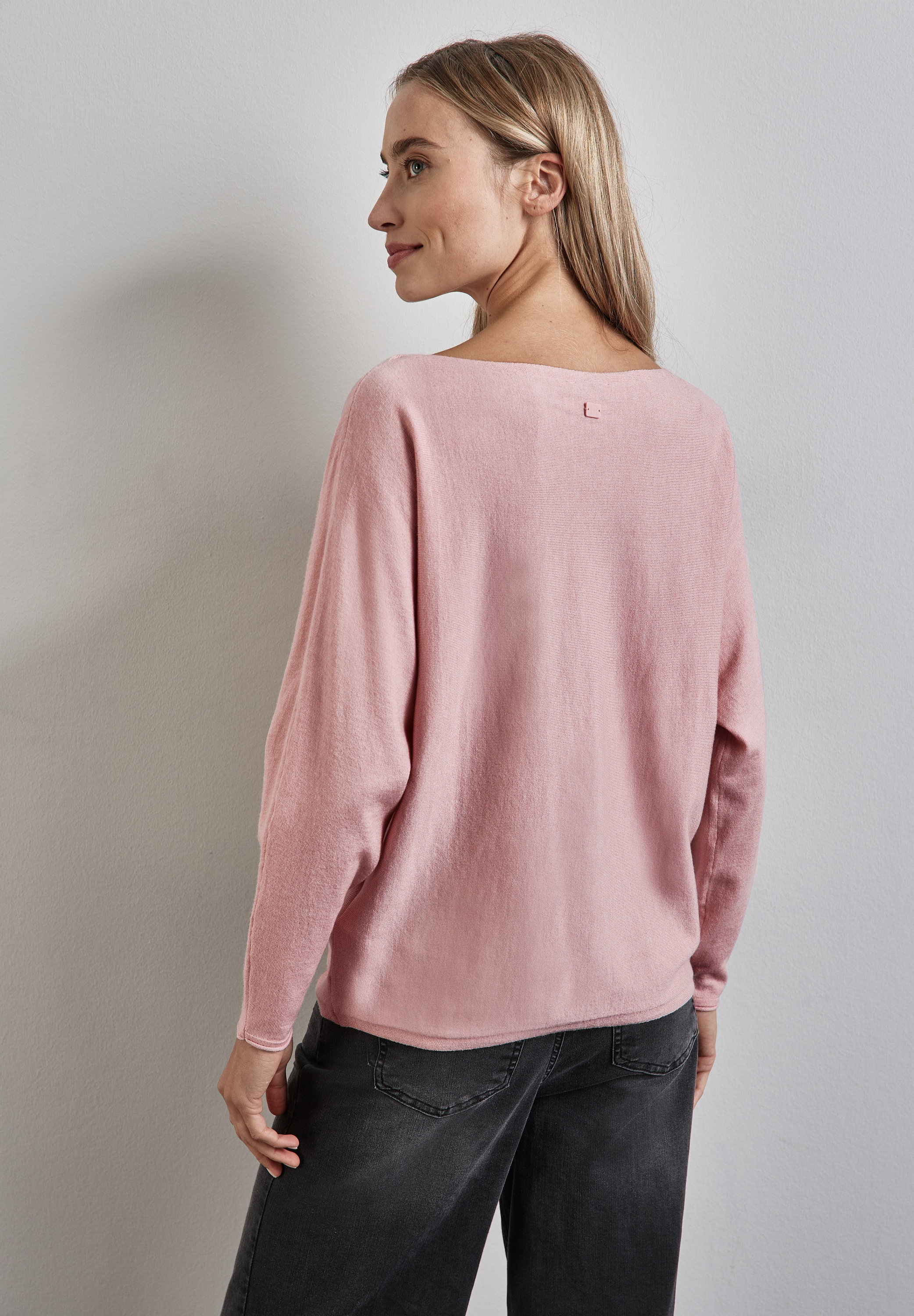 STREET ONE Strickpullover, im Dolman-Stil, mit U-Boot-Ausschnitt günstig online kaufen