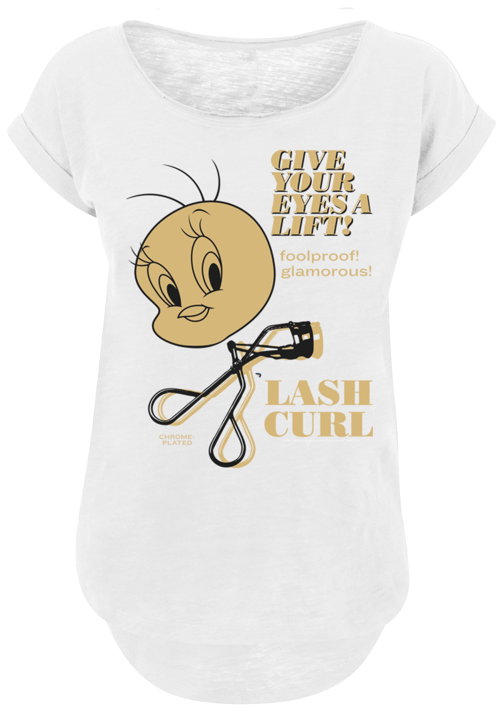 F4NT4STIC Kurzarmshirt » Damen Tweety Lash Curls...