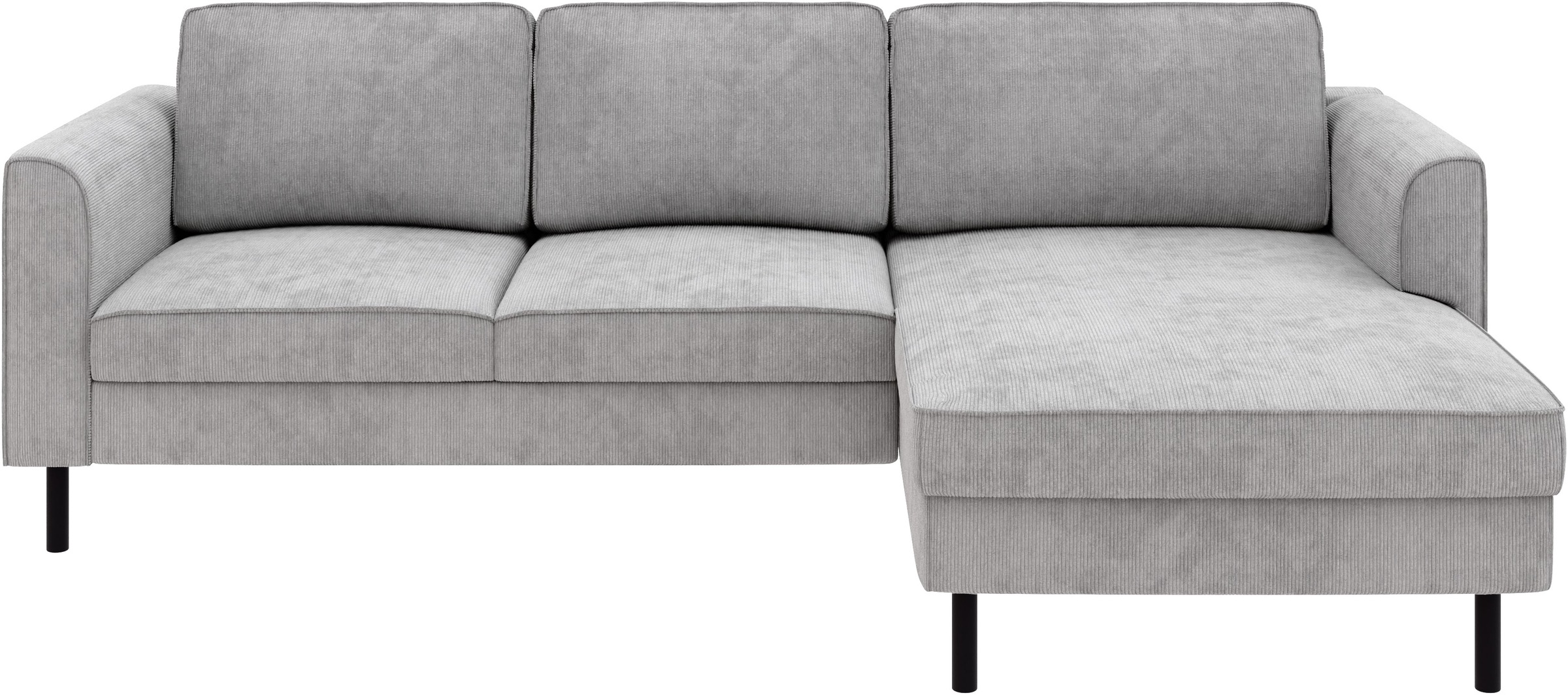 Home affaire Ecksofa »Booster Couch wahlweise mit Schlaffunktion und Bettkasten-auch in Cord«, Recamiere beidseitig montierbar, Sofa in L-Form, 232 cm