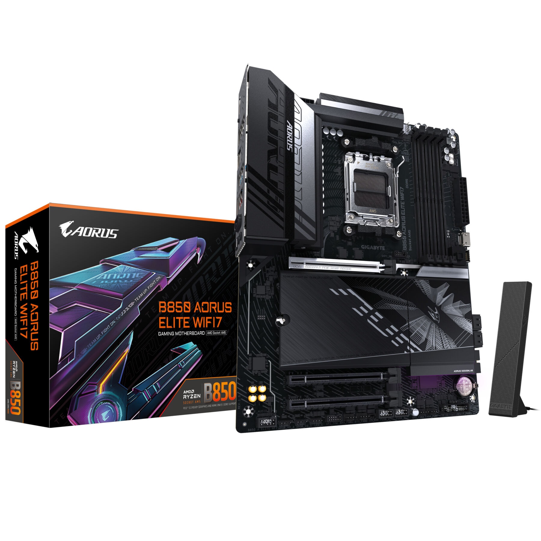 Gigabyte Mainboard »B850 AORUS ELITE WIFI7 Motherboard - AMD Ryzen 9000 Serie CPUs, 14+2+2«