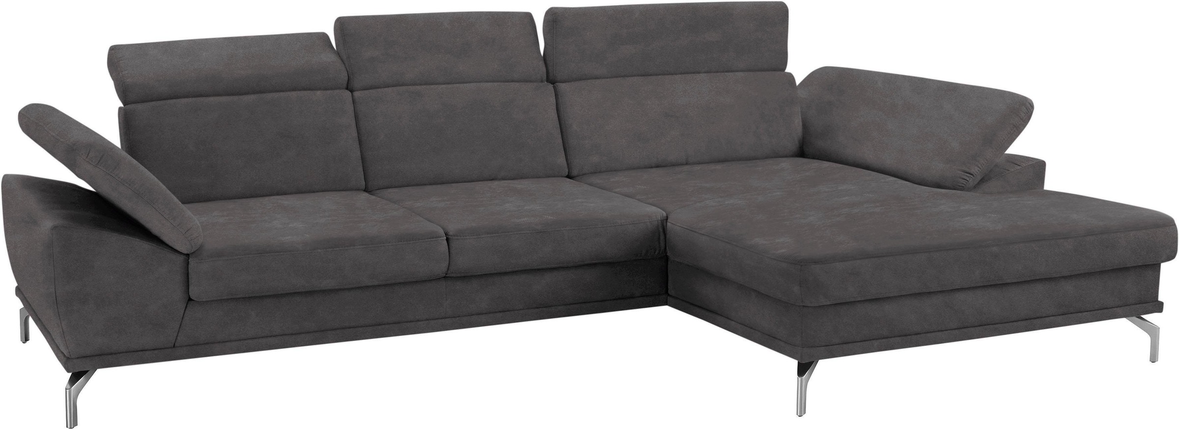 sit&more Ecksofa »Scorpio L-Form«, inklusive Sitztiefenverstellung, wahlweise mit Kopfverstellung