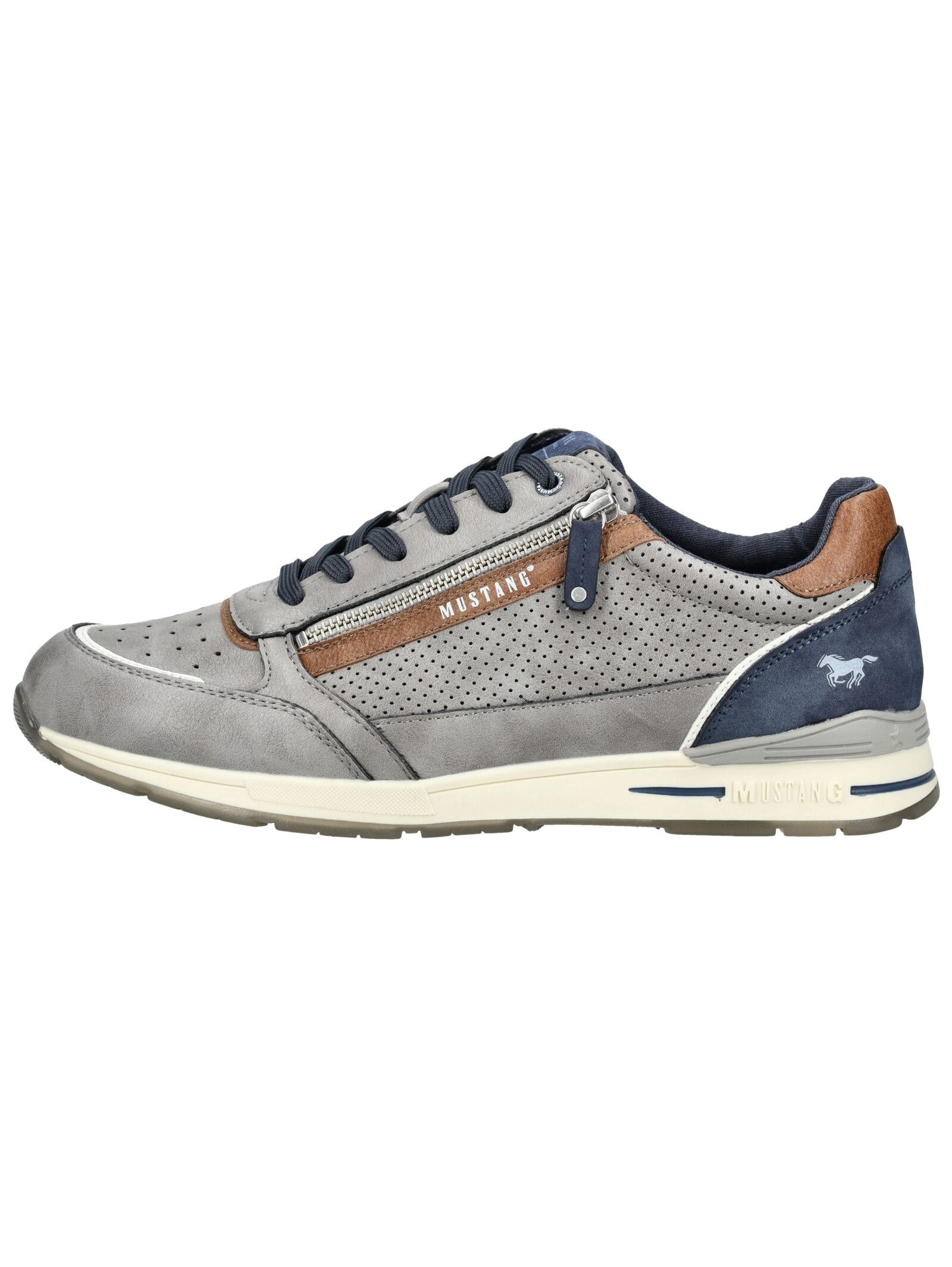 Mustang Shoes Sneaker mit Außenreißverschluss, Freizeitschuh, günstig online kaufen