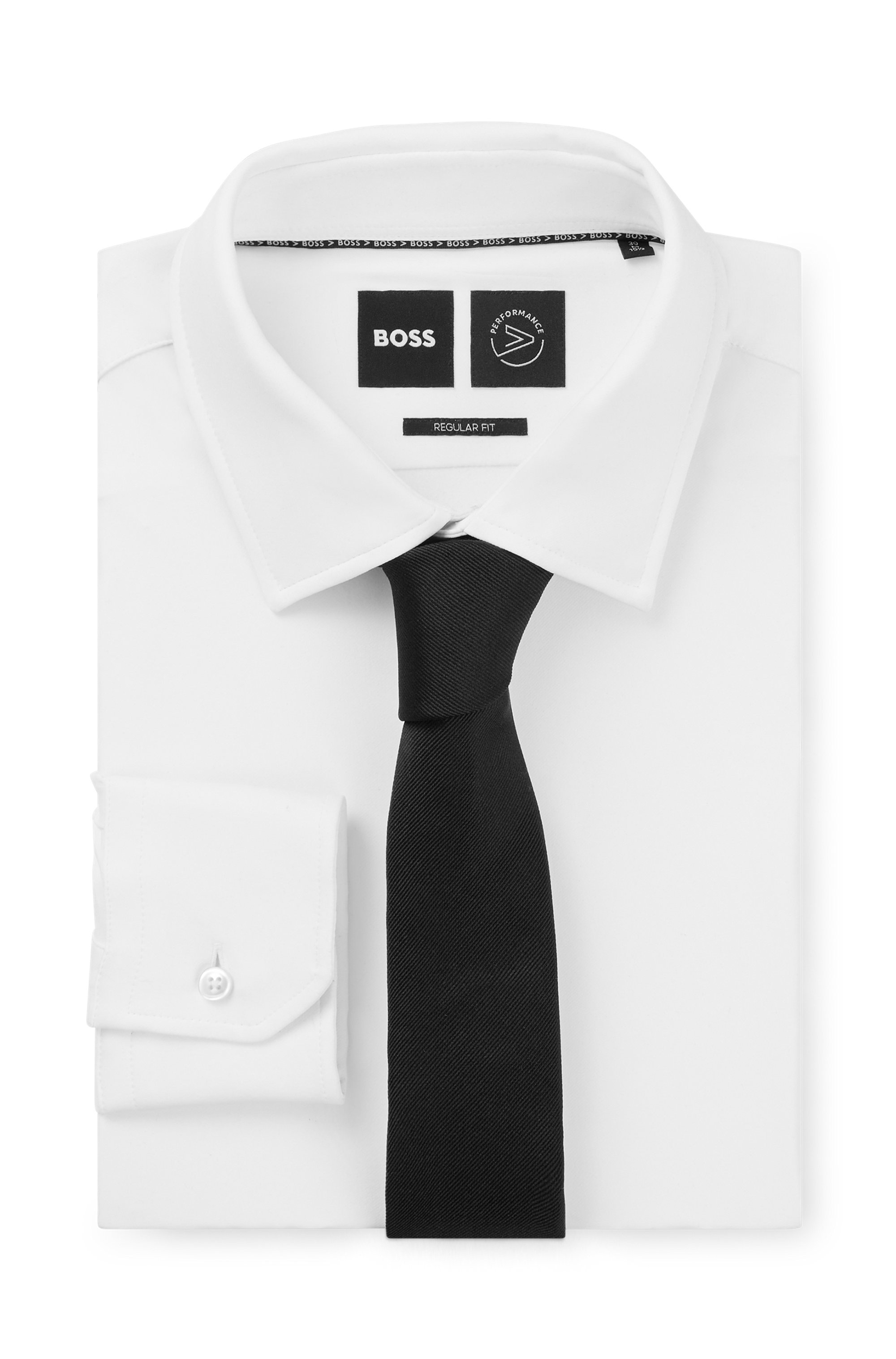 BOSS Krawatte »H-TIE 6 CM«, in Italien gefertigt