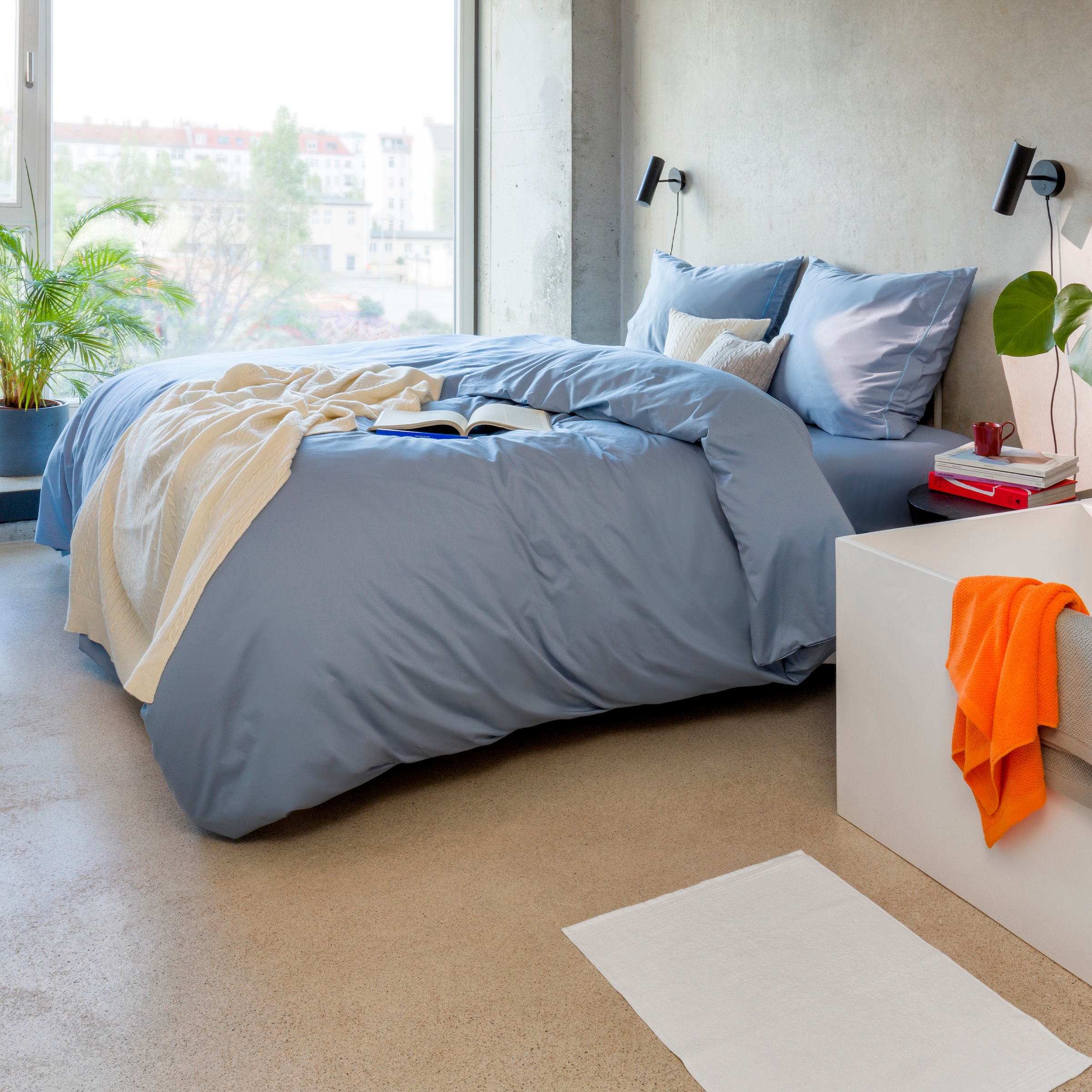 Möve Kissenbezug »Möve Luxery«, (1 St.), mit elegantem Zierstick
