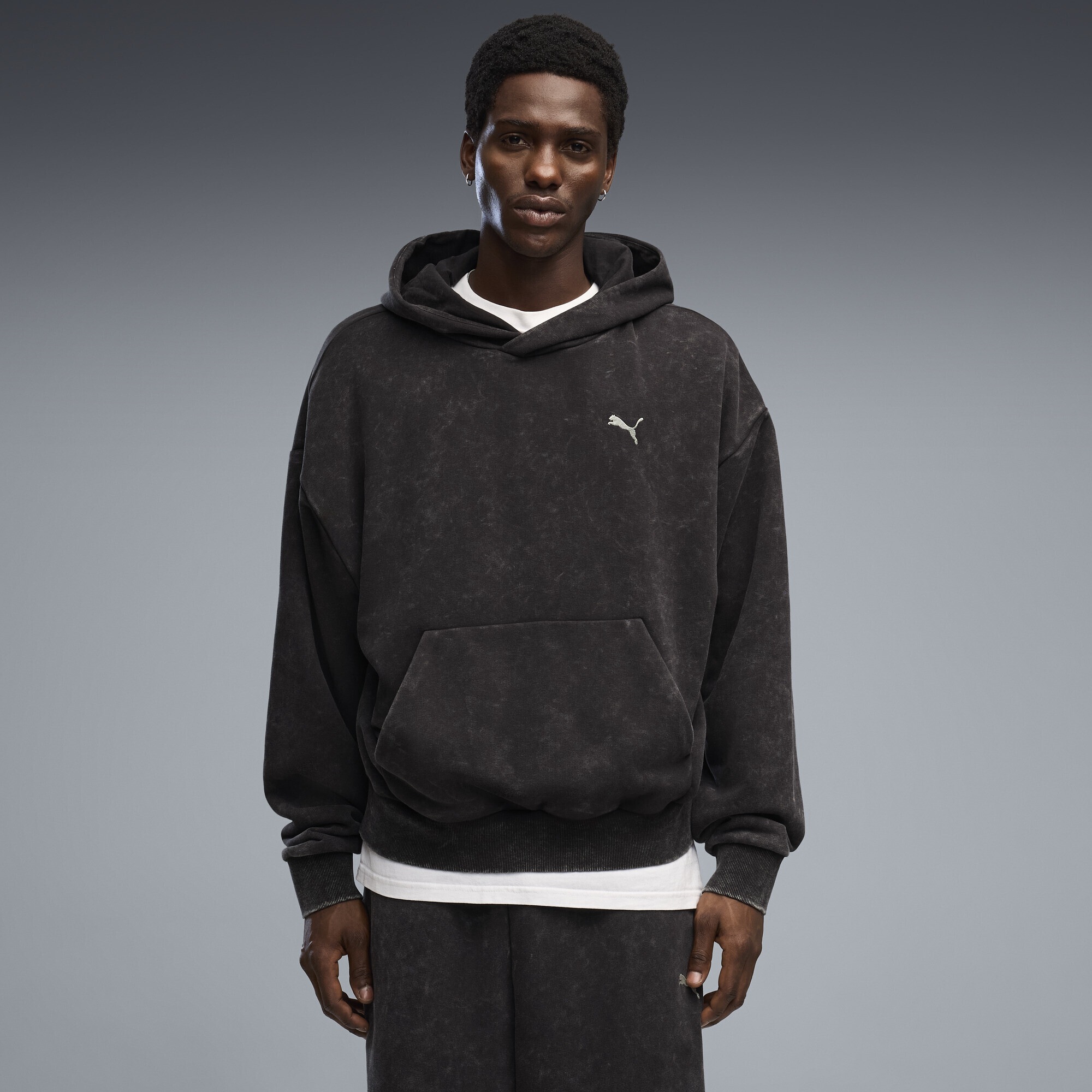 PUMA Kapuzenpullover »Boxy Washed Graphic Hoodie Erwachsene«